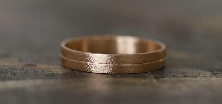 wedding bands flat men