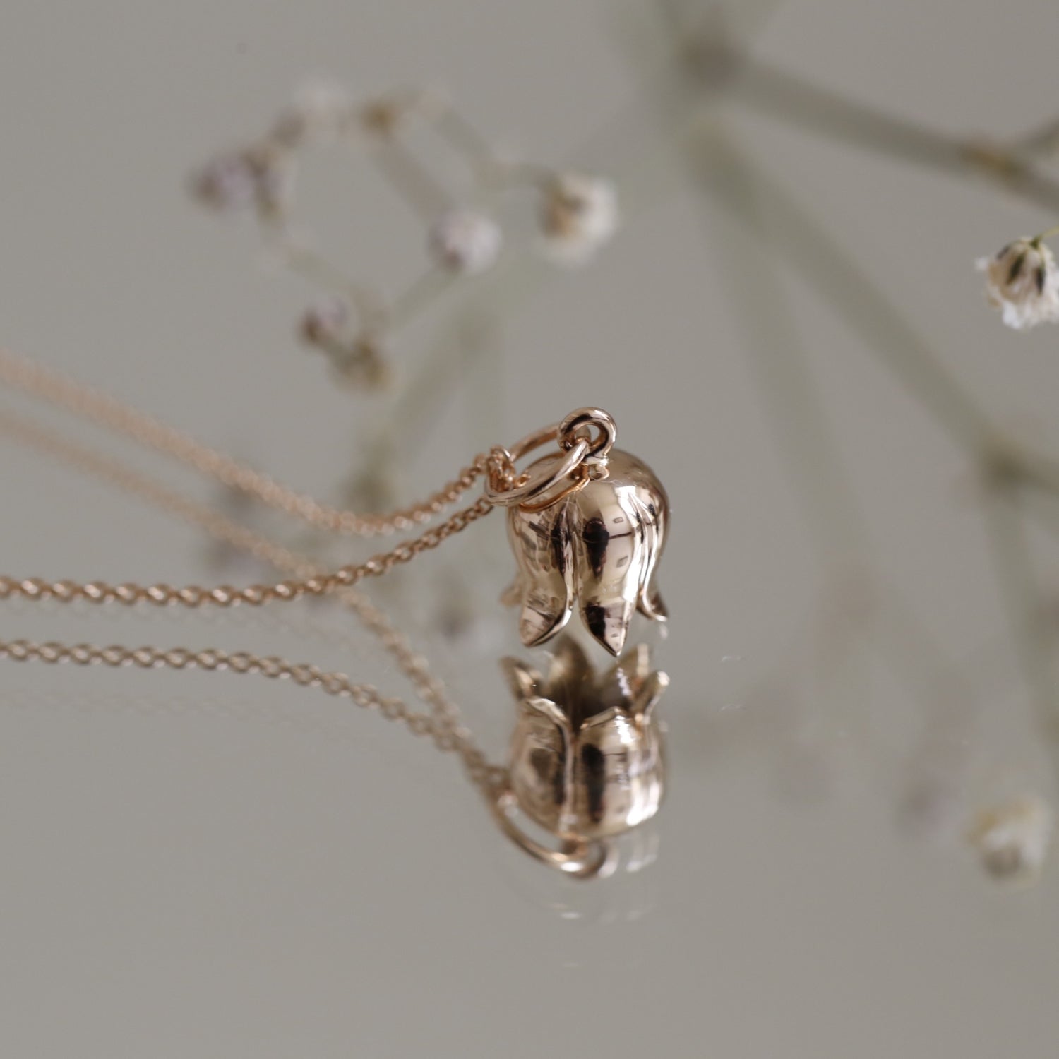 Lily of the valley bell charm