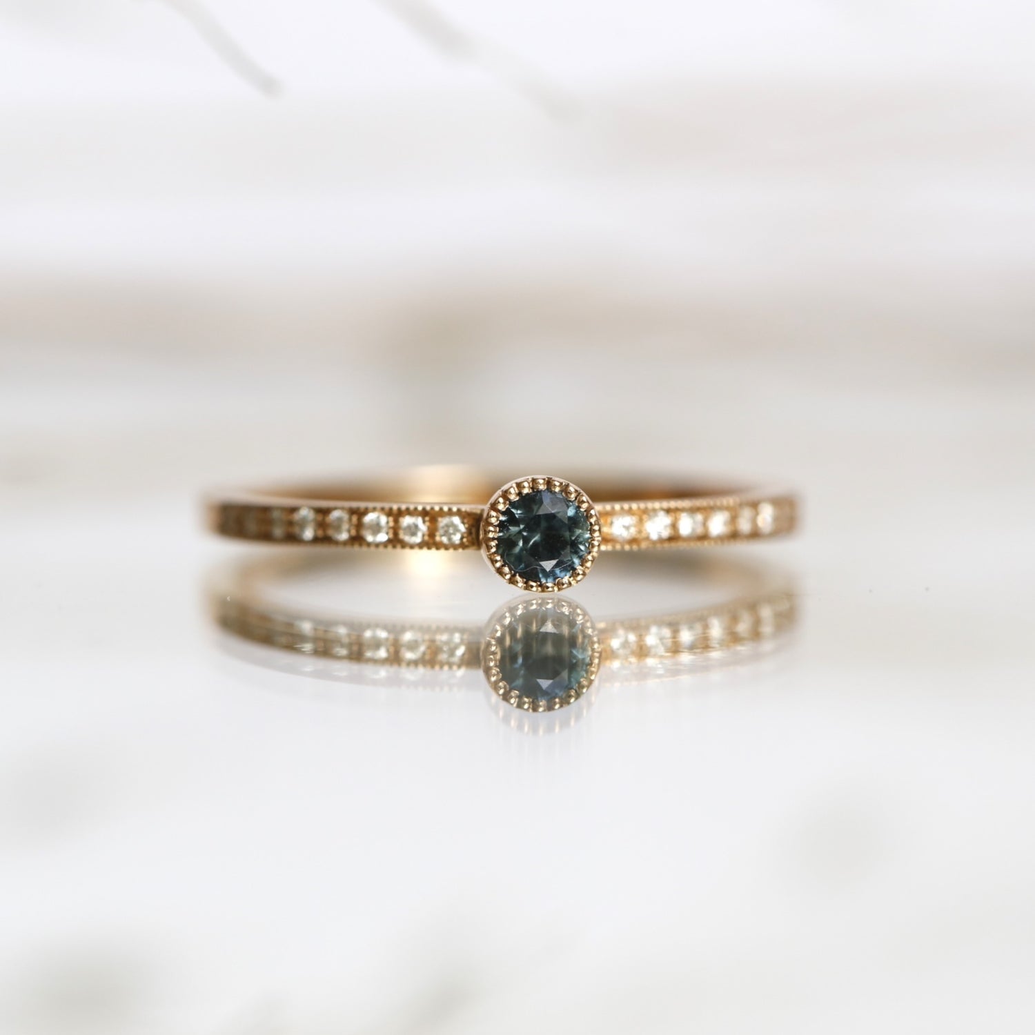 Juliette S Sapphire Mermaid Brilliant Ring