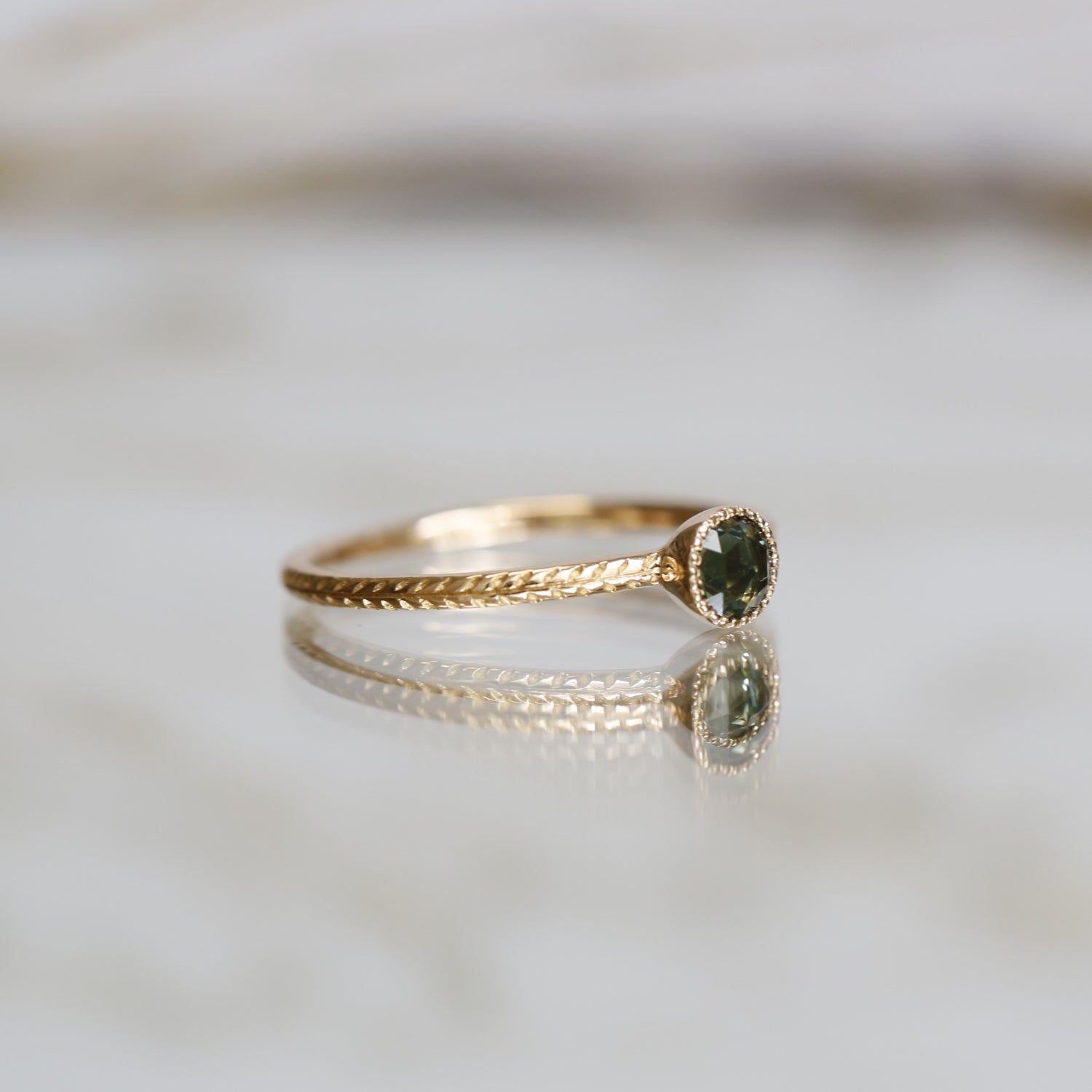 Ring Cybèle S Green Sapphire