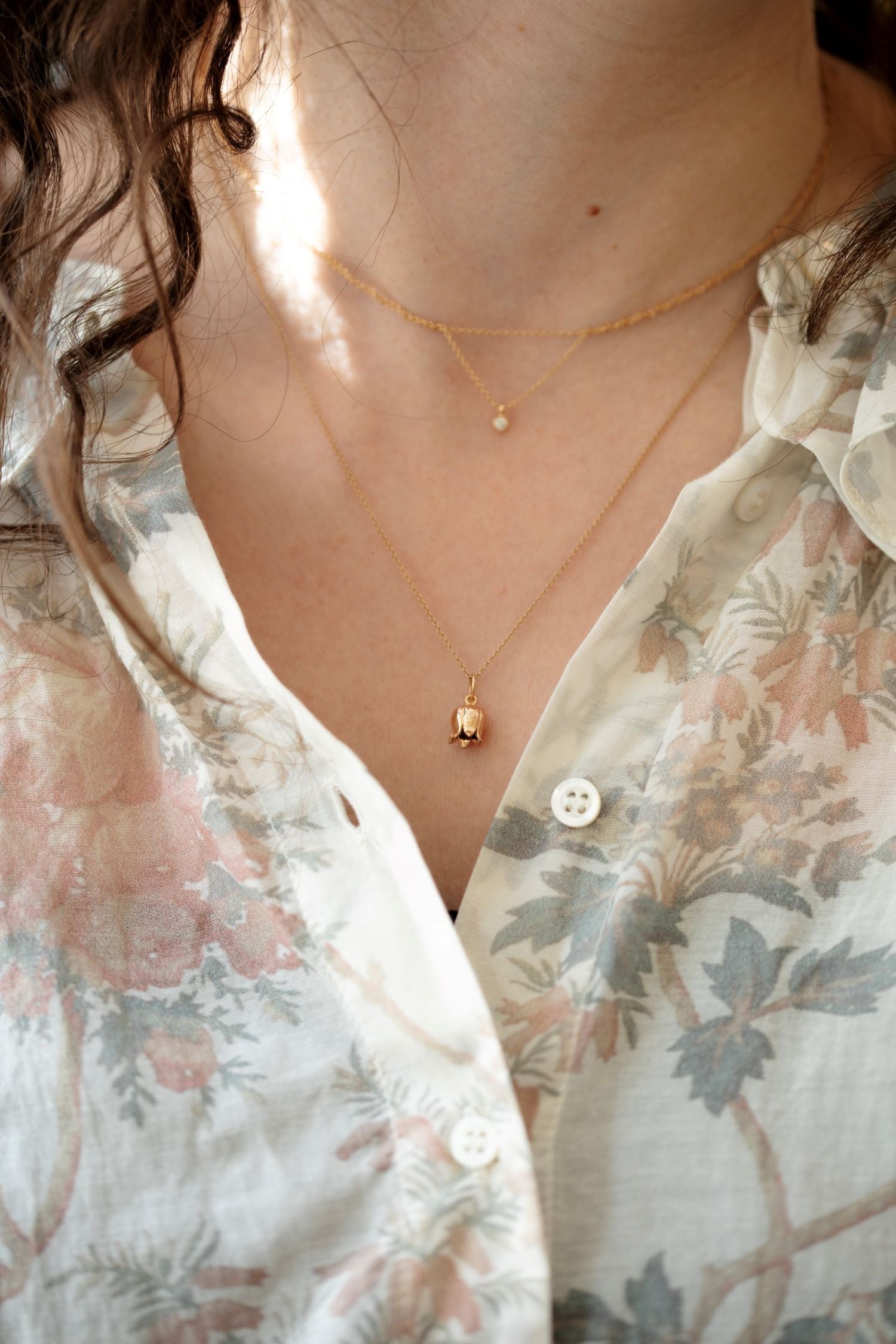 Lily of the valley bell charm
