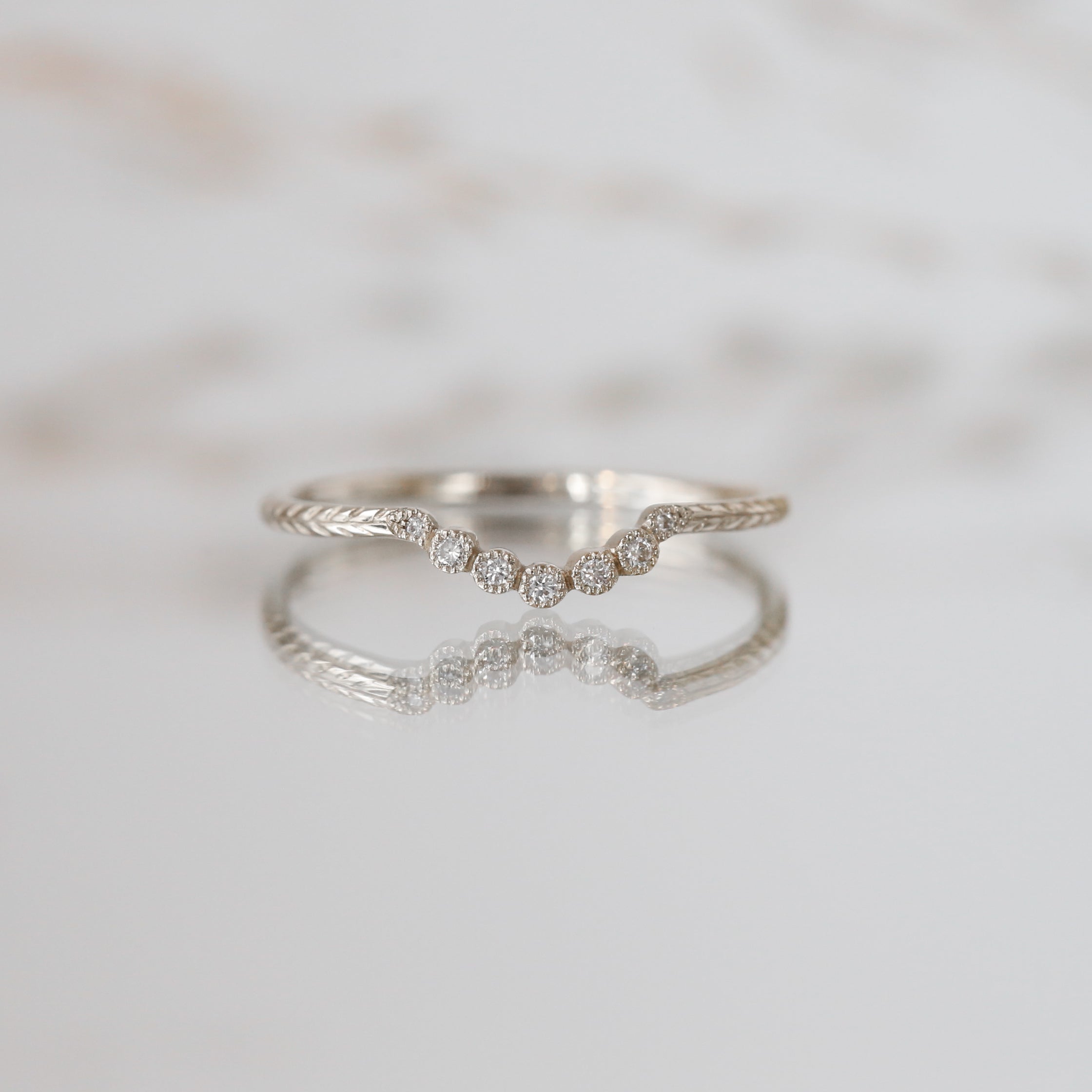 wedding band Cybèle Clair de Lune