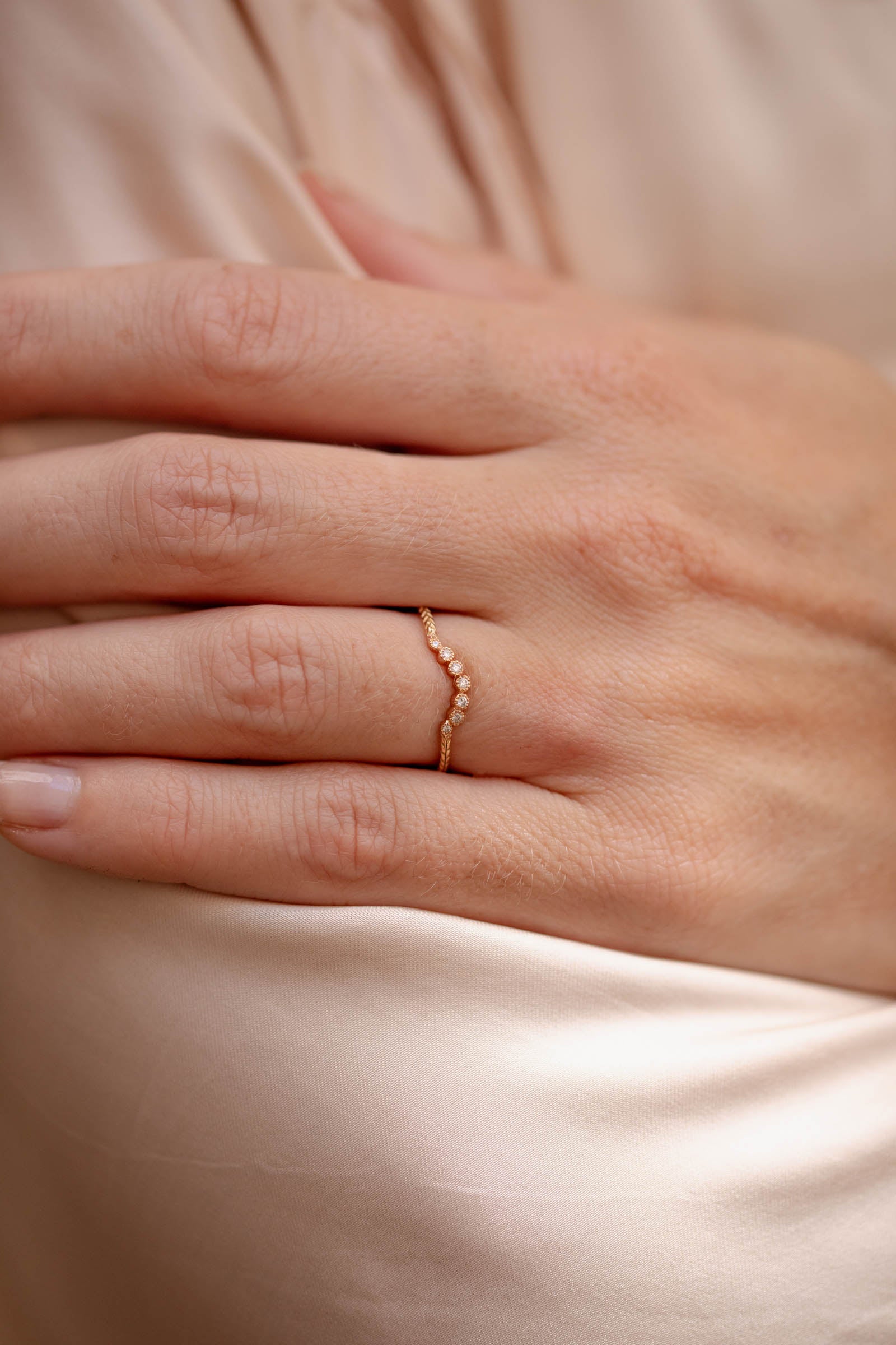 wedding band Cybèle Clair de Lune