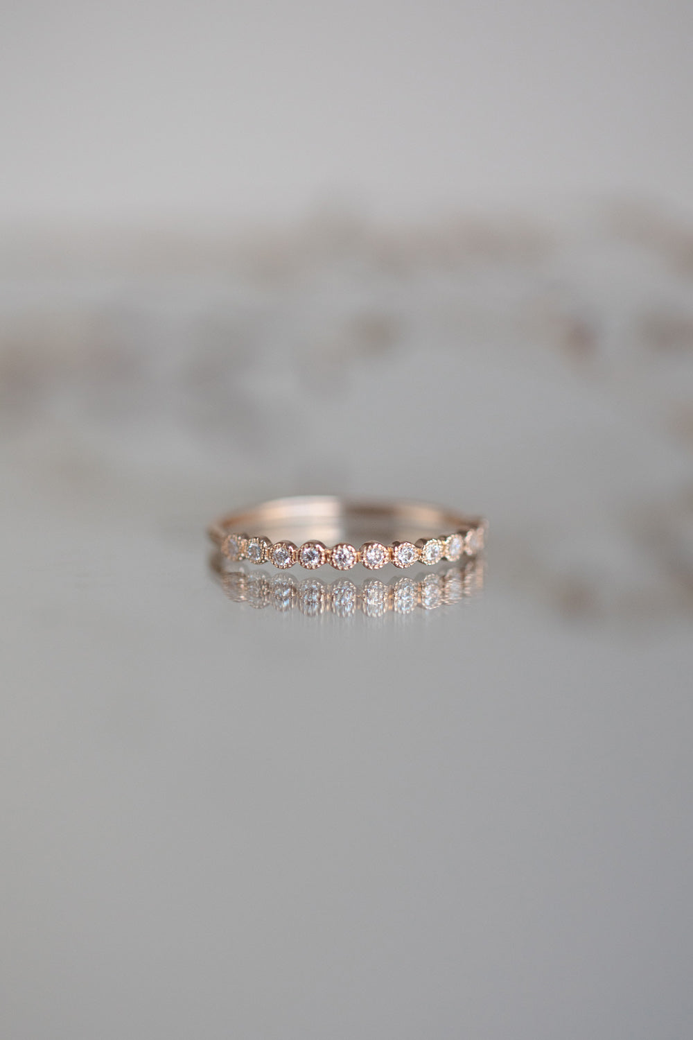 Celeste Brillant cut wedding band
