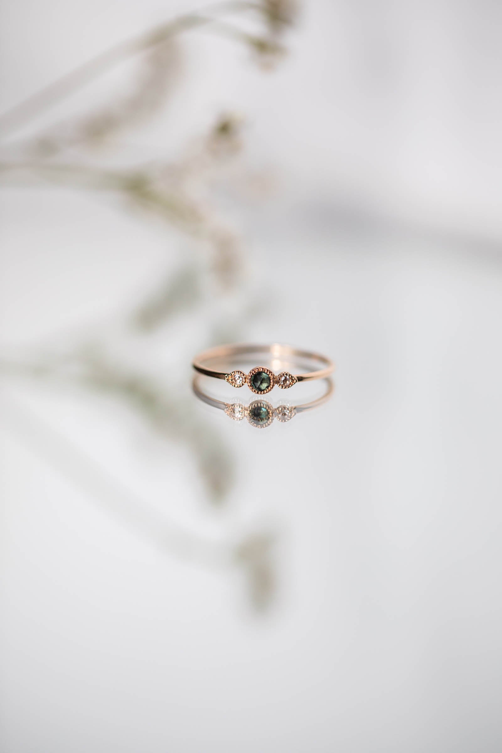 Céleste Love Ring Céleste Sapphire Mermaid Rosecut