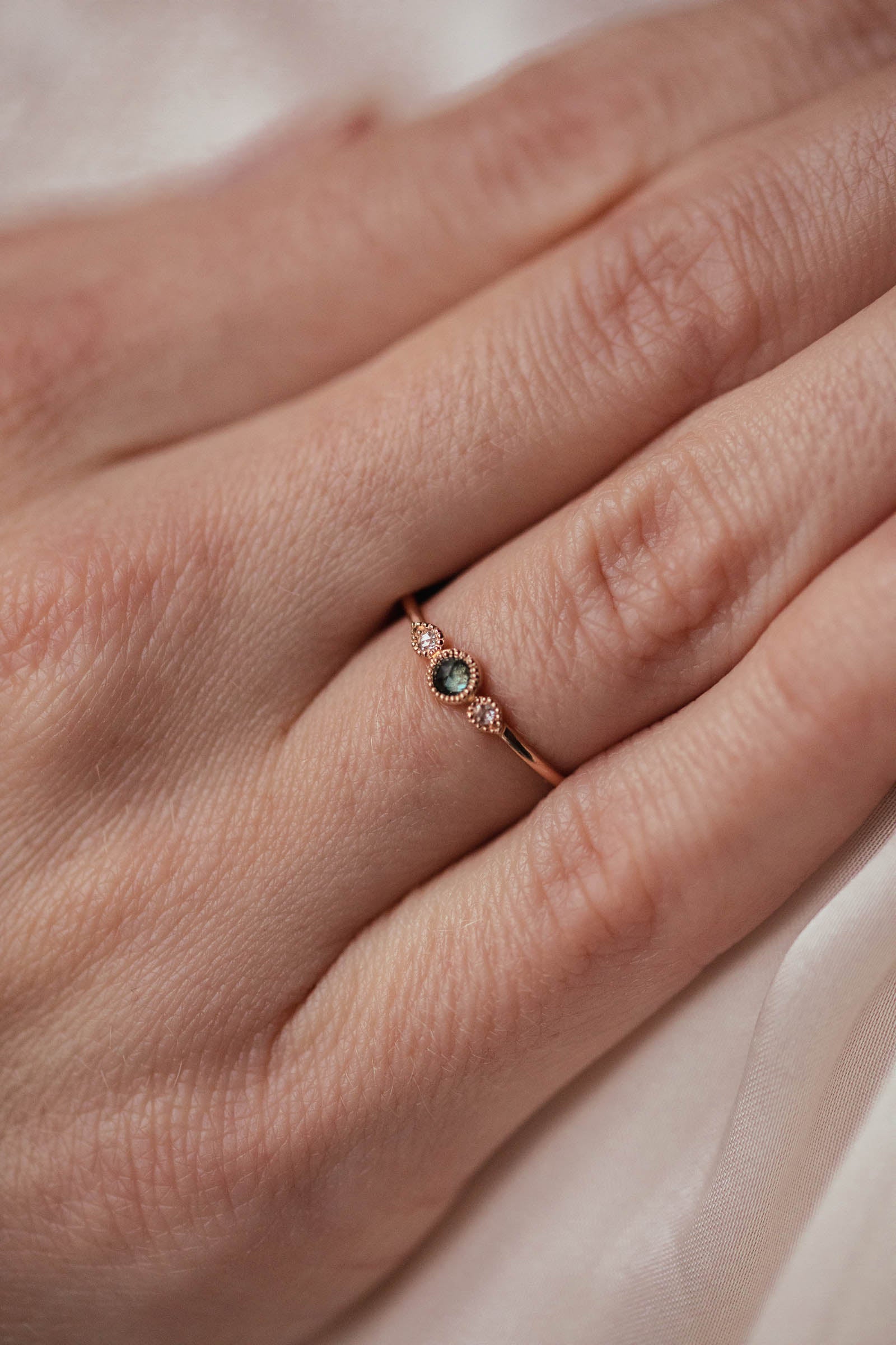 Céleste Love Ring Céleste Sapphire Mermaid Rosecut