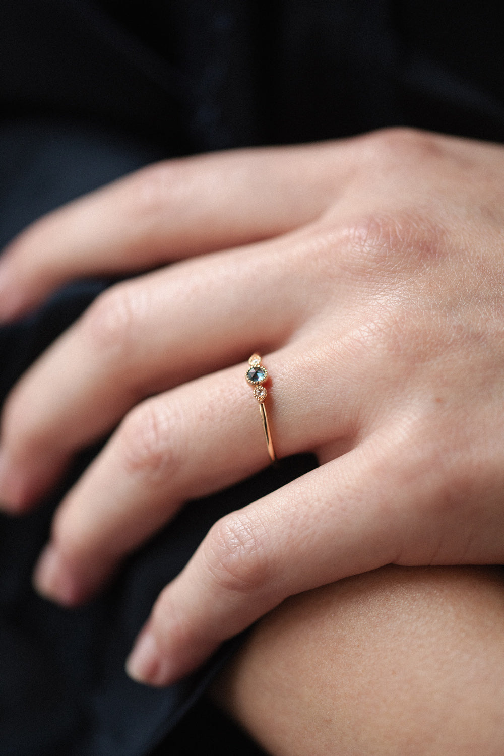 Céleste Love Ring Céleste Sapphire Mermaid Rosecut