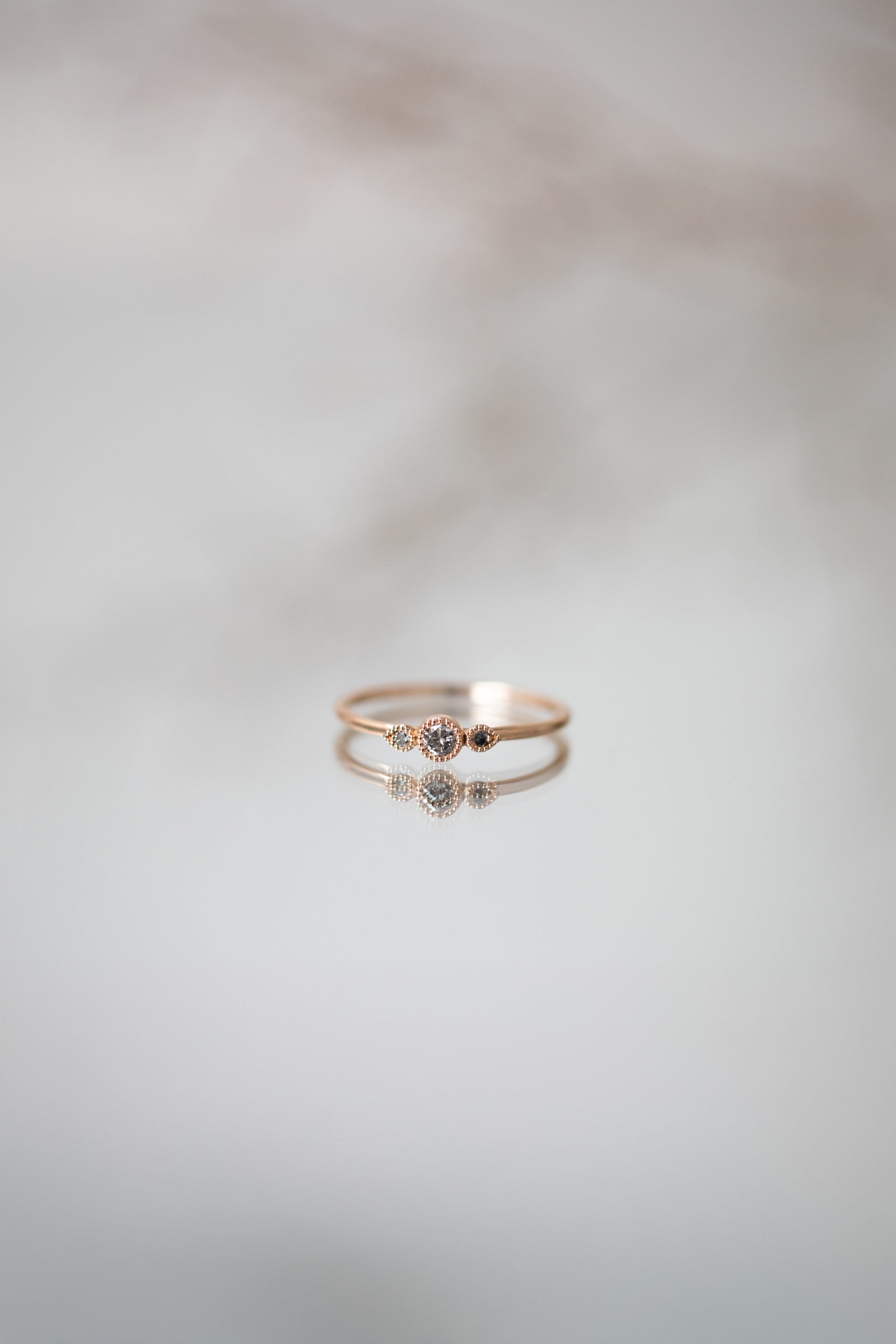 Love Ring Céleste S Diamonds Salt & Pepper