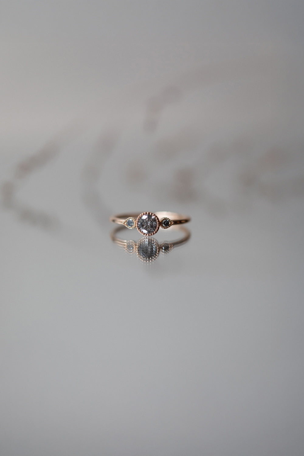 Love Ring Céleste L Diamonds Salt & Pepper