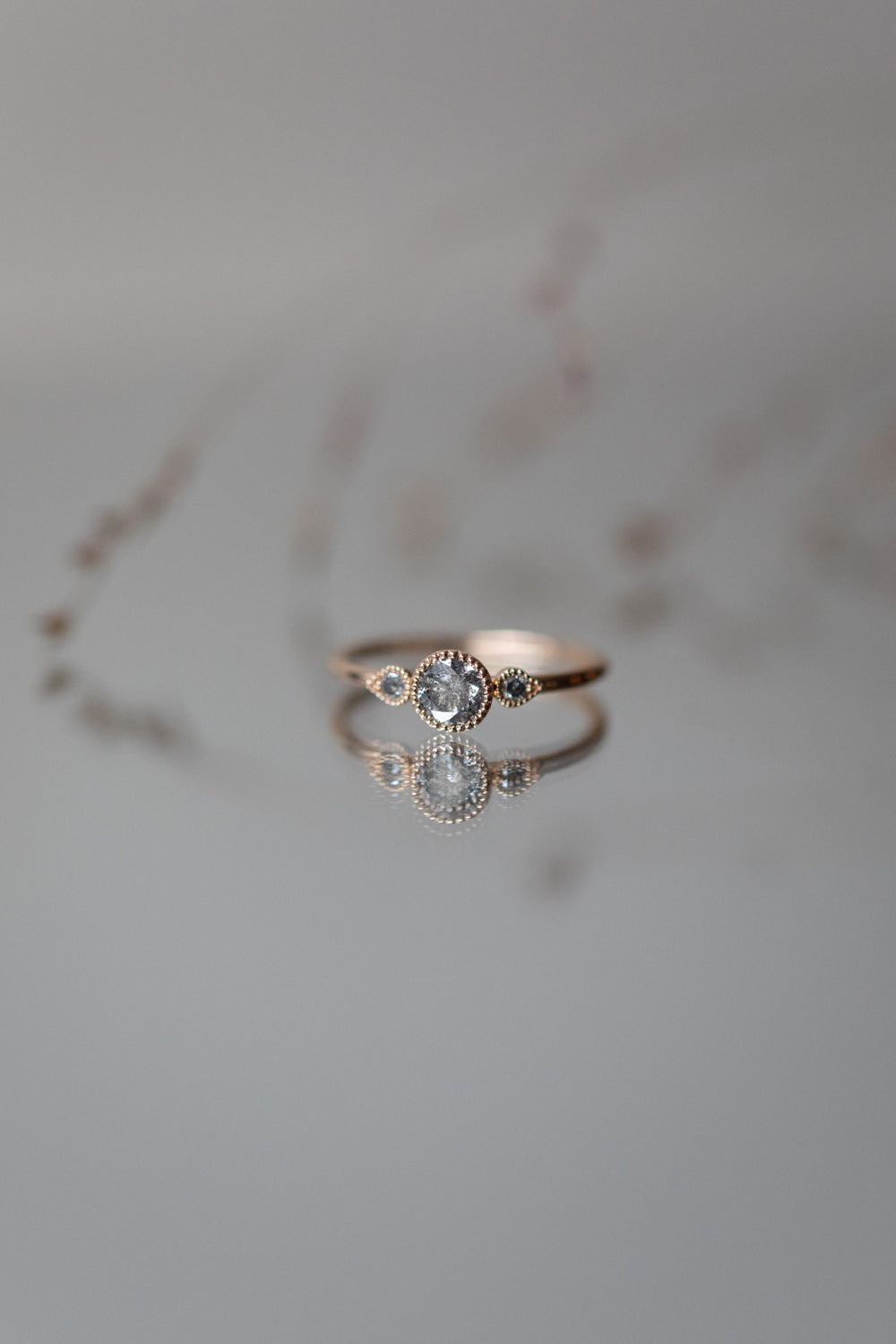 Love Ring Céleste L Diamonds Salt & Pepper
