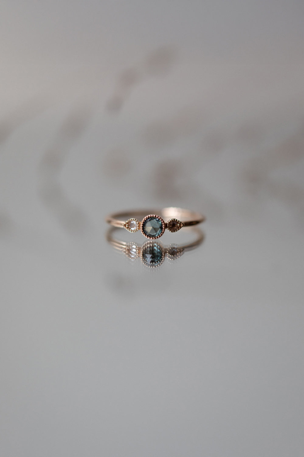 Céleste Love Ring Céleste Sapphire Mermaid Rosecut