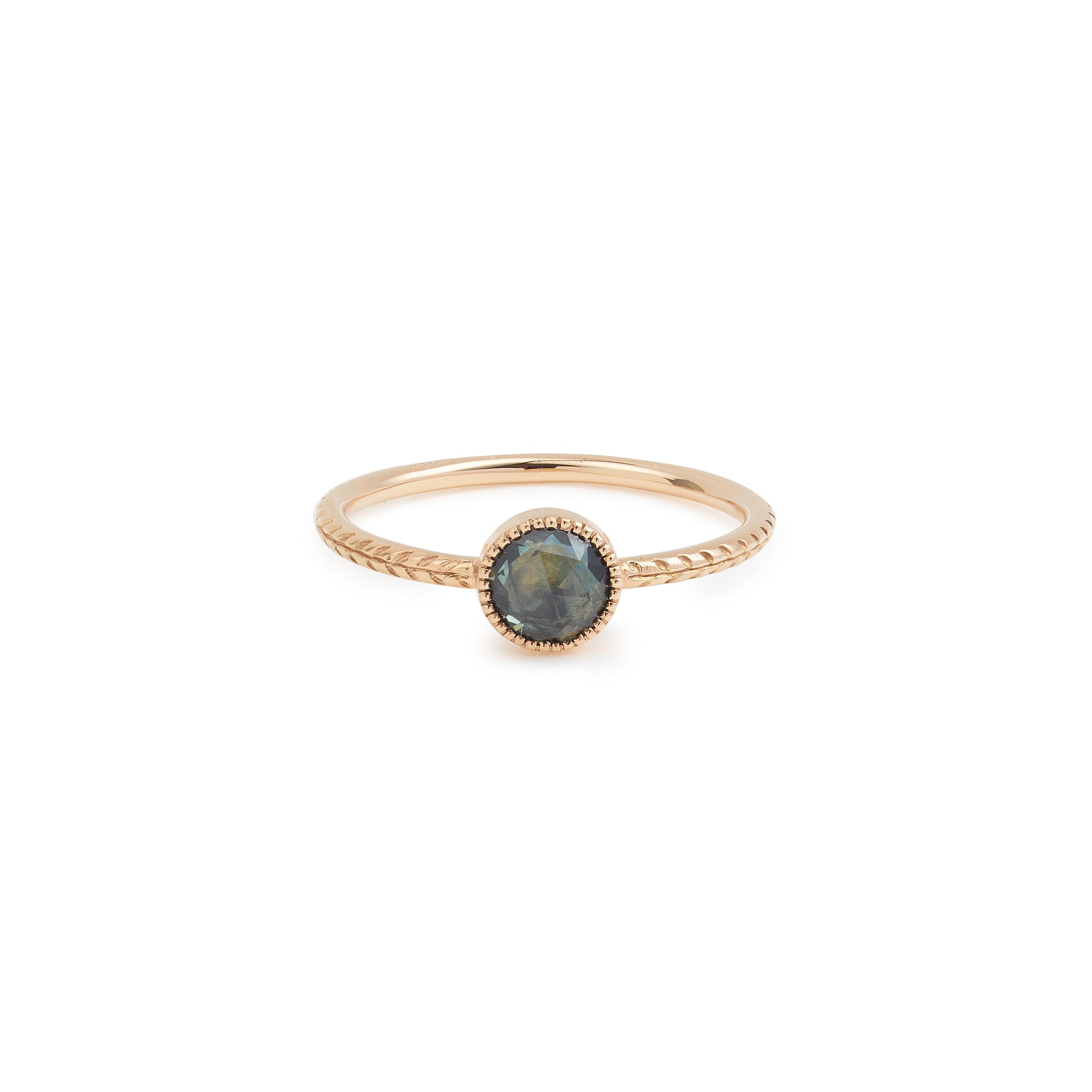 Ring Cybele L Sapphire Mermaid Rosecut