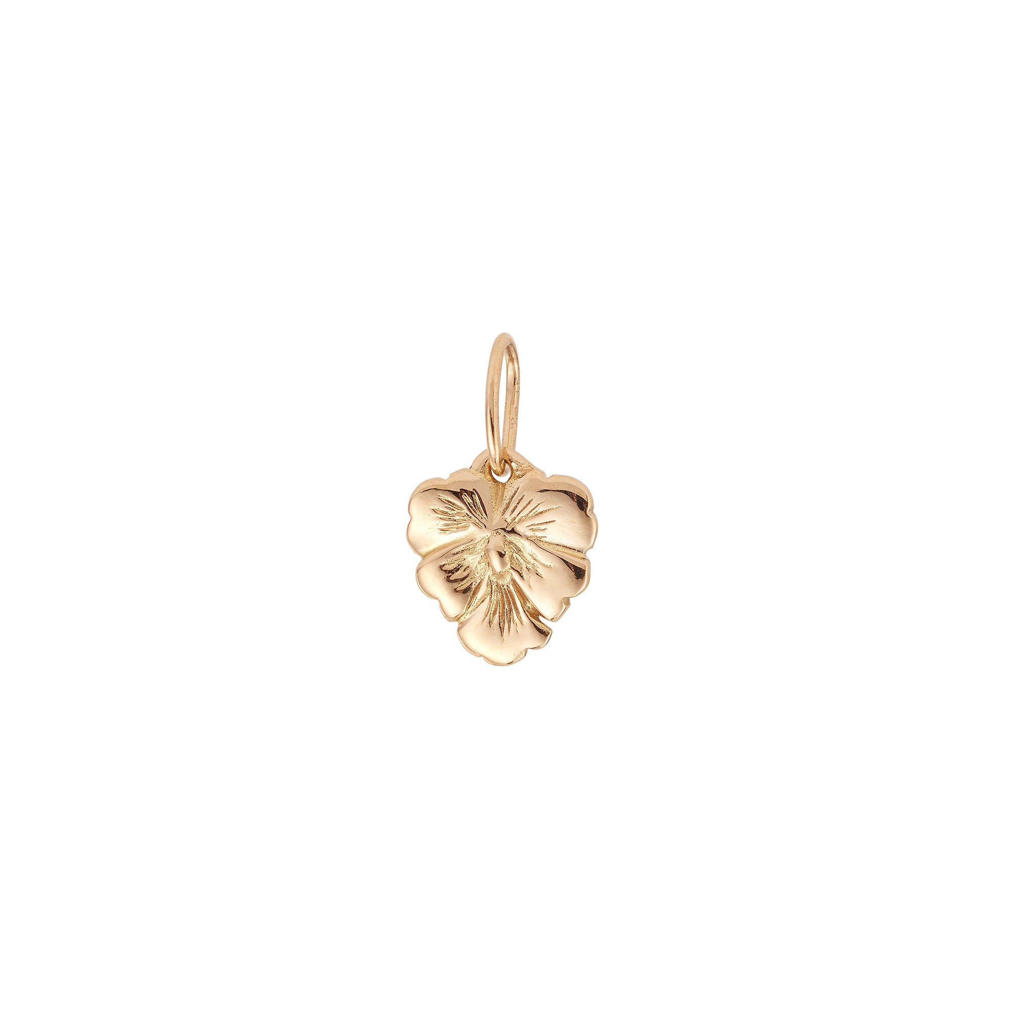 Designer jewelry, gold charm pendant for a birth or baptism, symbolic gold jewelry by Myrtille Beck