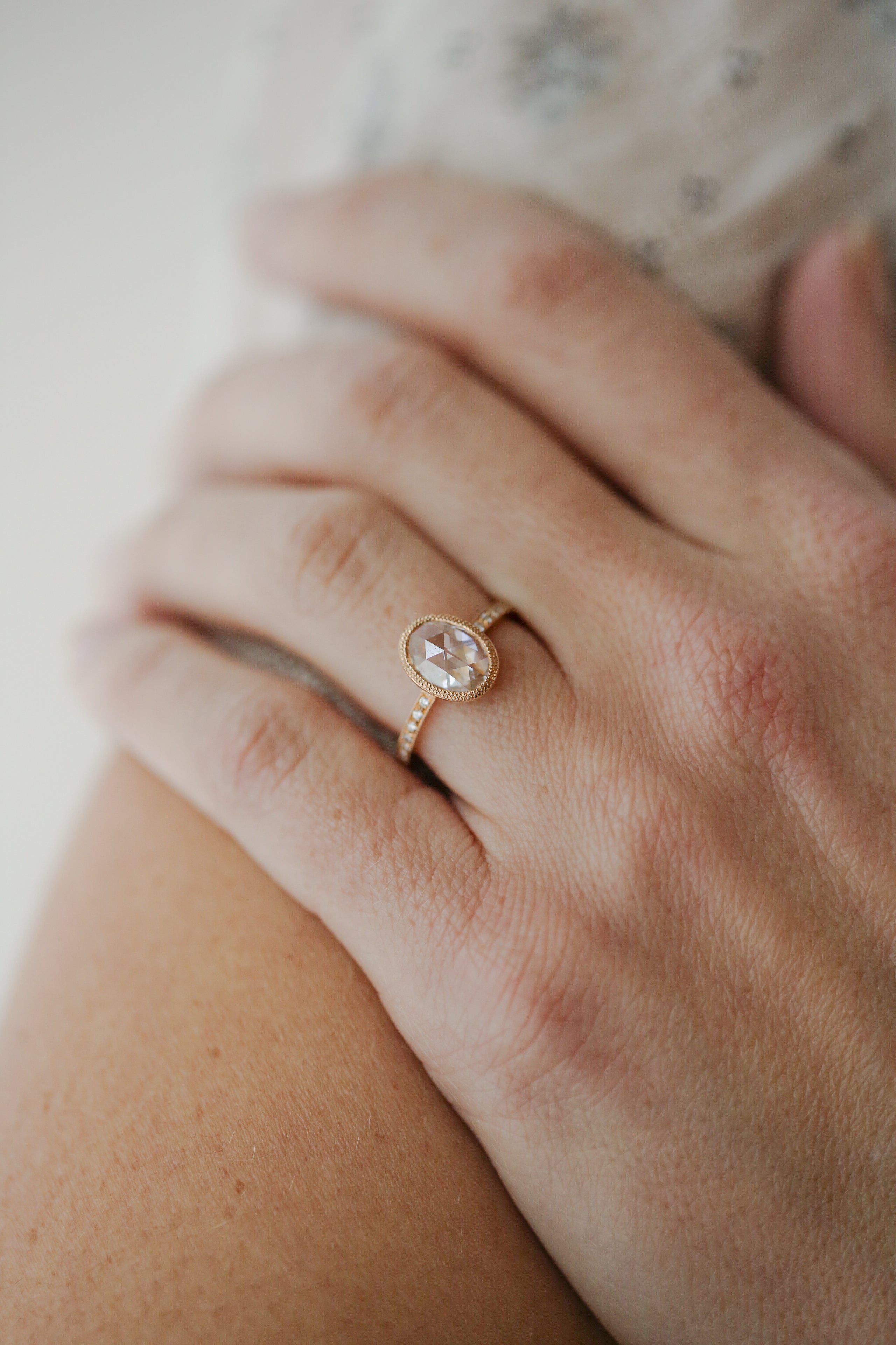 Pièce Unique Juliette diamond Oval Rosecut