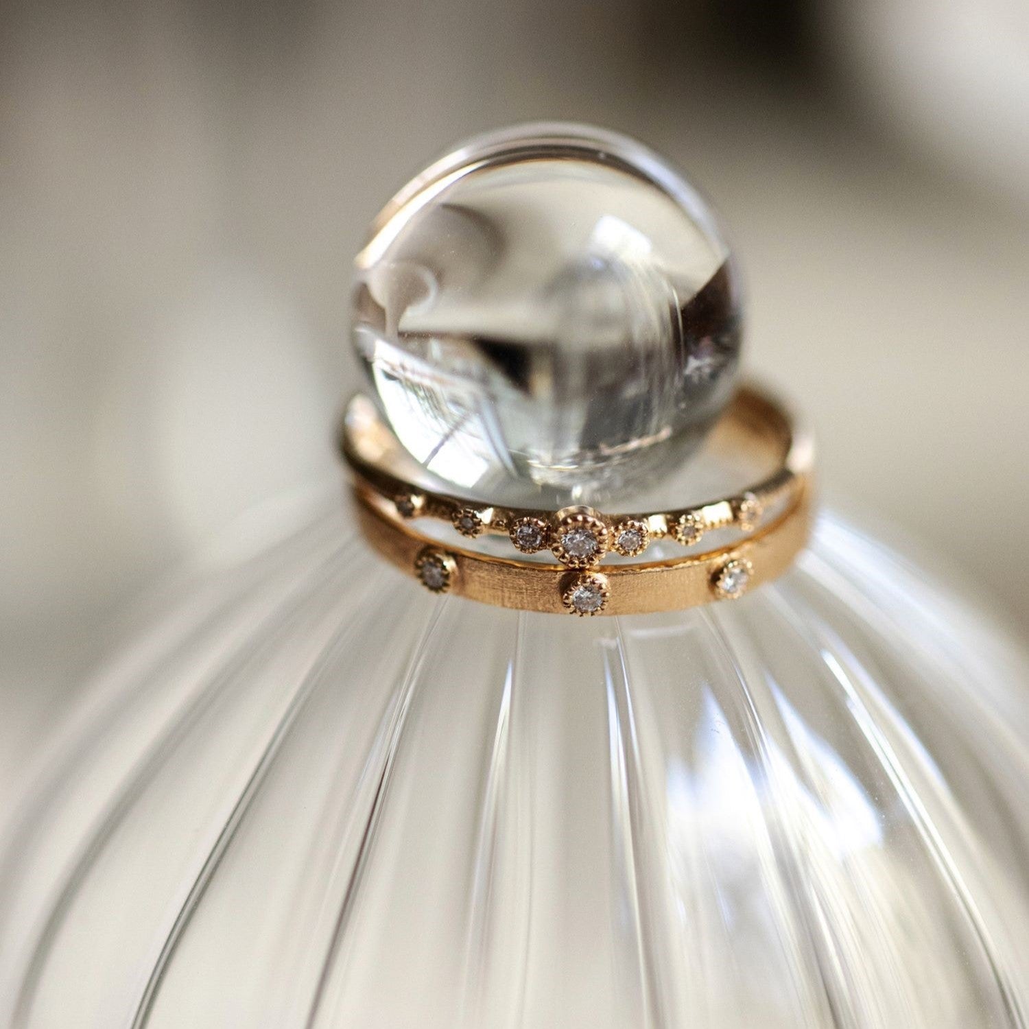 wedding band Aki S Woman white diamonds