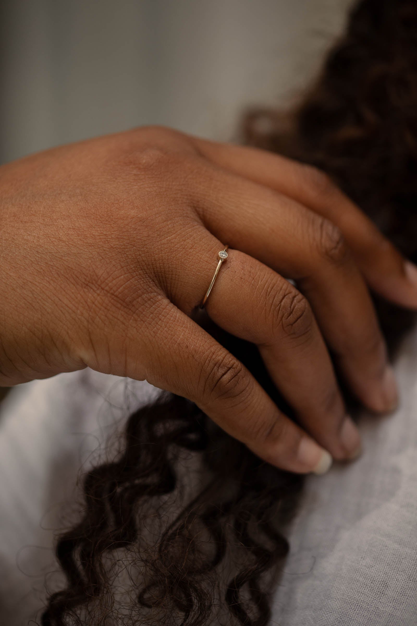 Solitaire Mini Love Ring S diamond