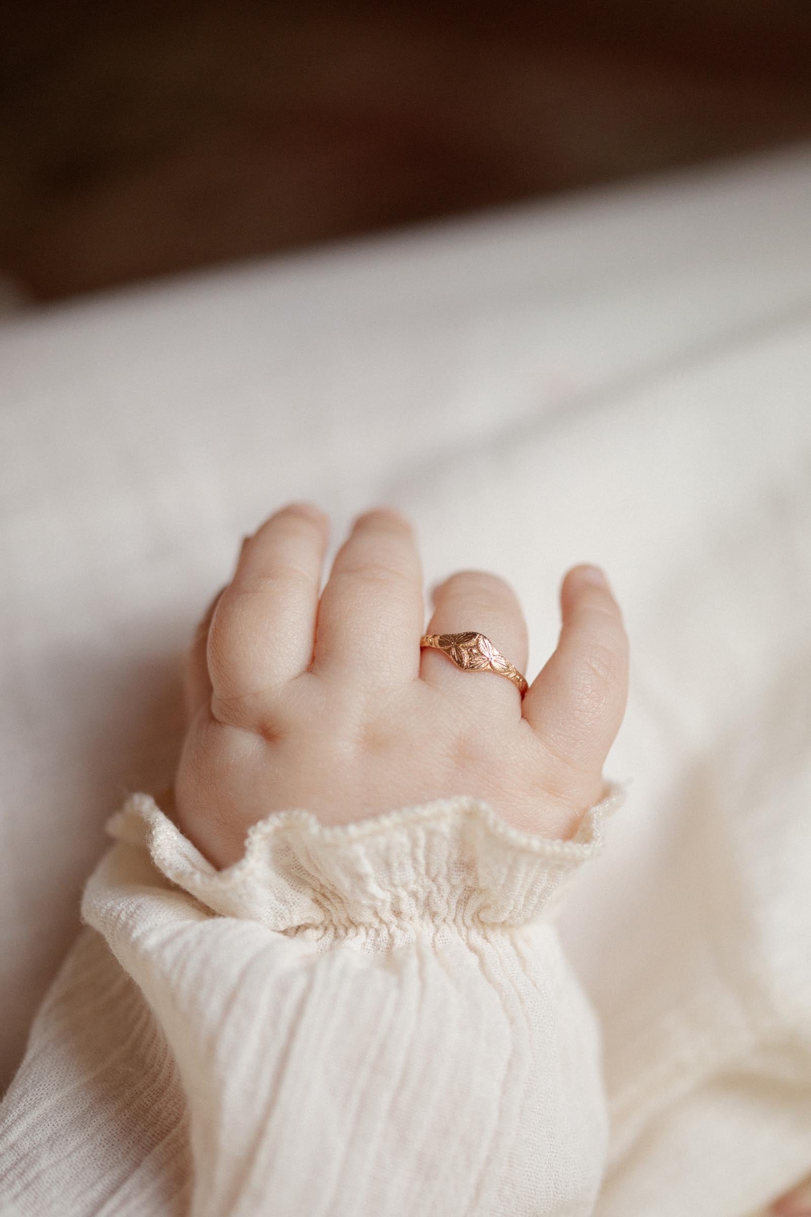Hydrangea Baby Chevalière