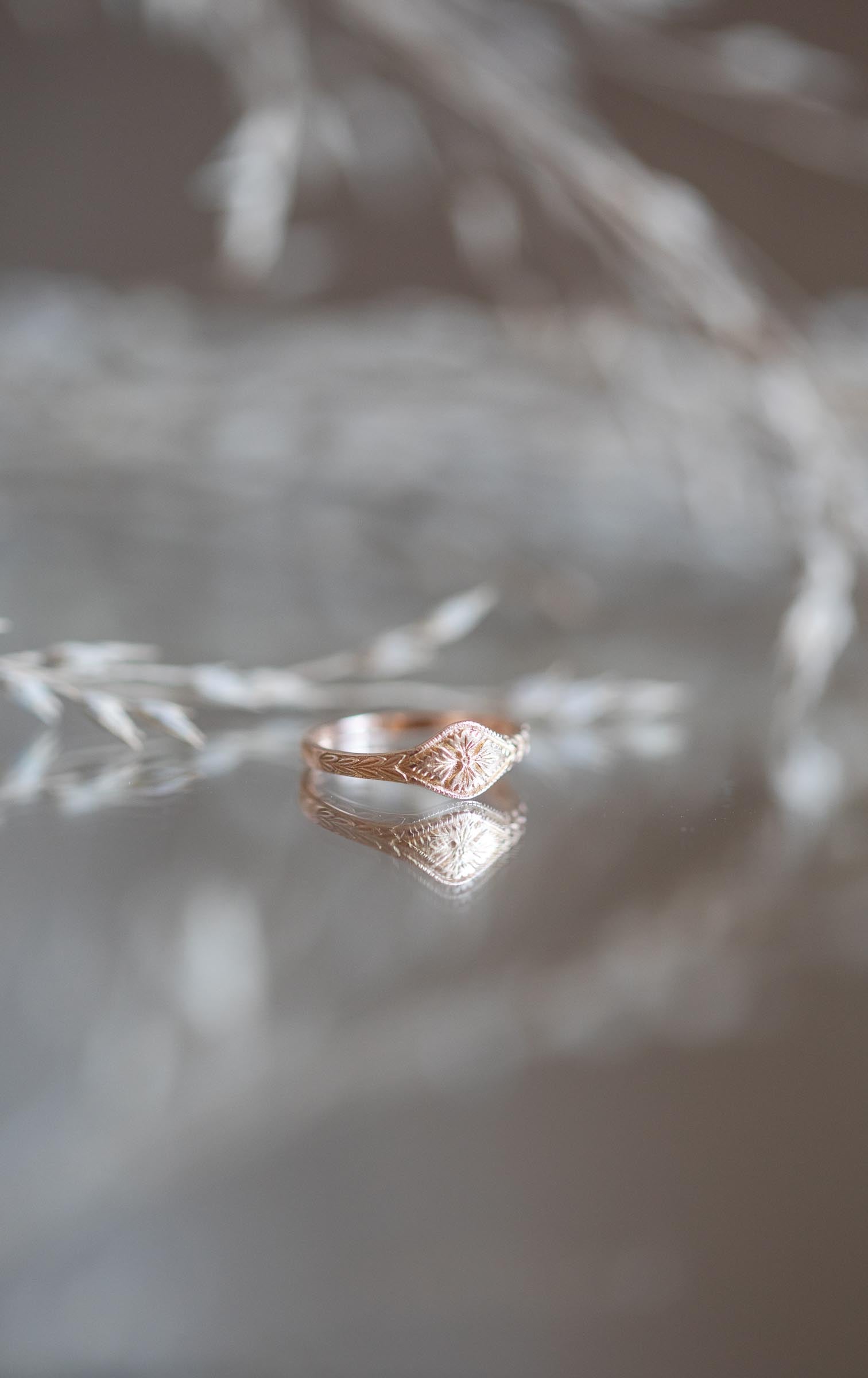 Baby Chevalière Little Flower