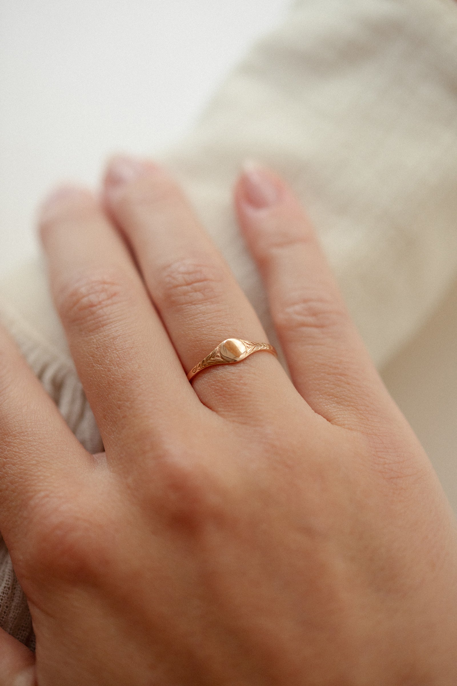 Chevalière Feuillage Adult