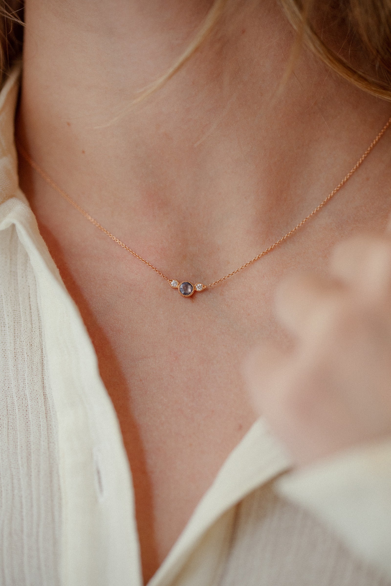 Necklace Amour Céleste M Blue sapphire