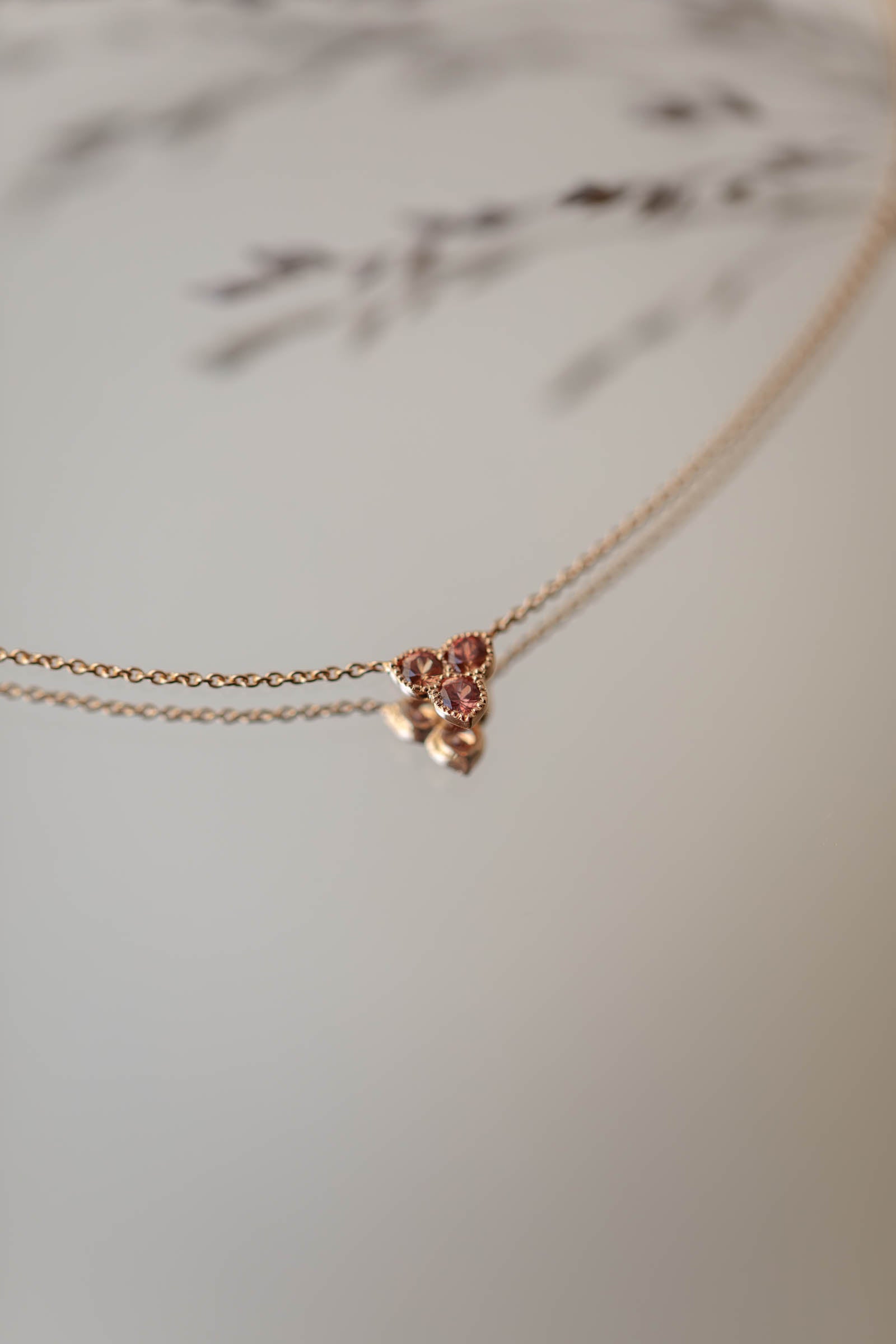 Pièce Unique Necklace Flora Saphirs Umba Orangés
