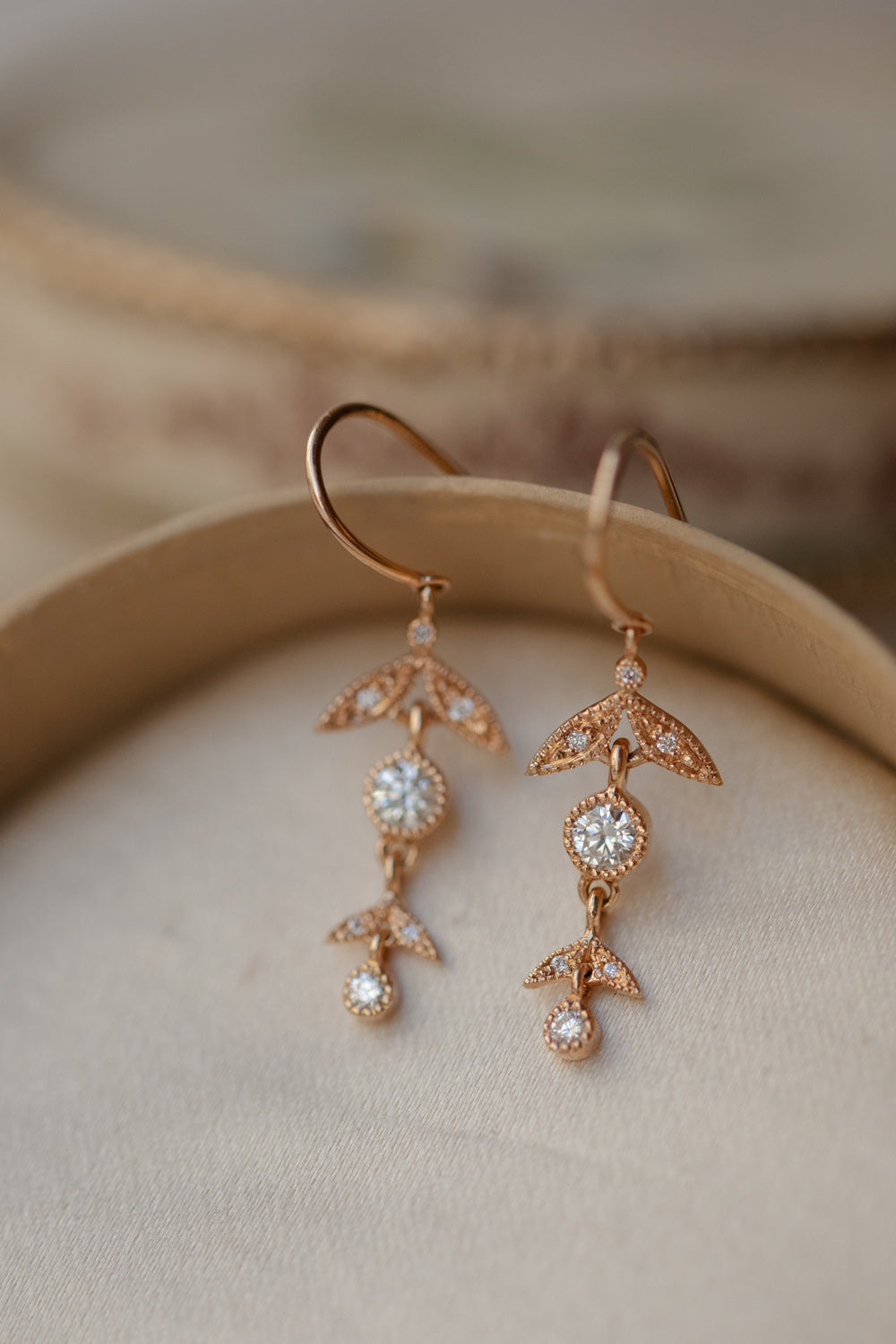 Pendant earrings Feuillage Mid-Long M