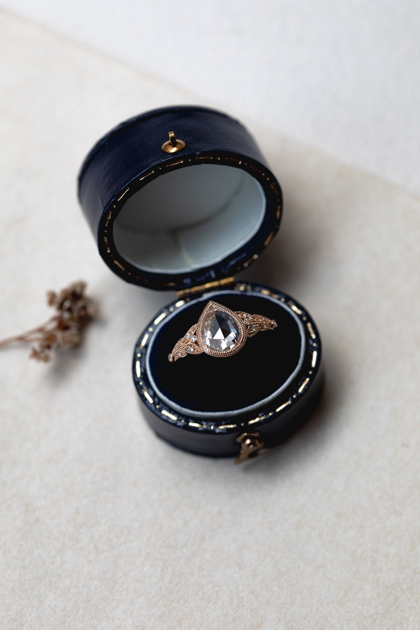 Vintage midnight blue case