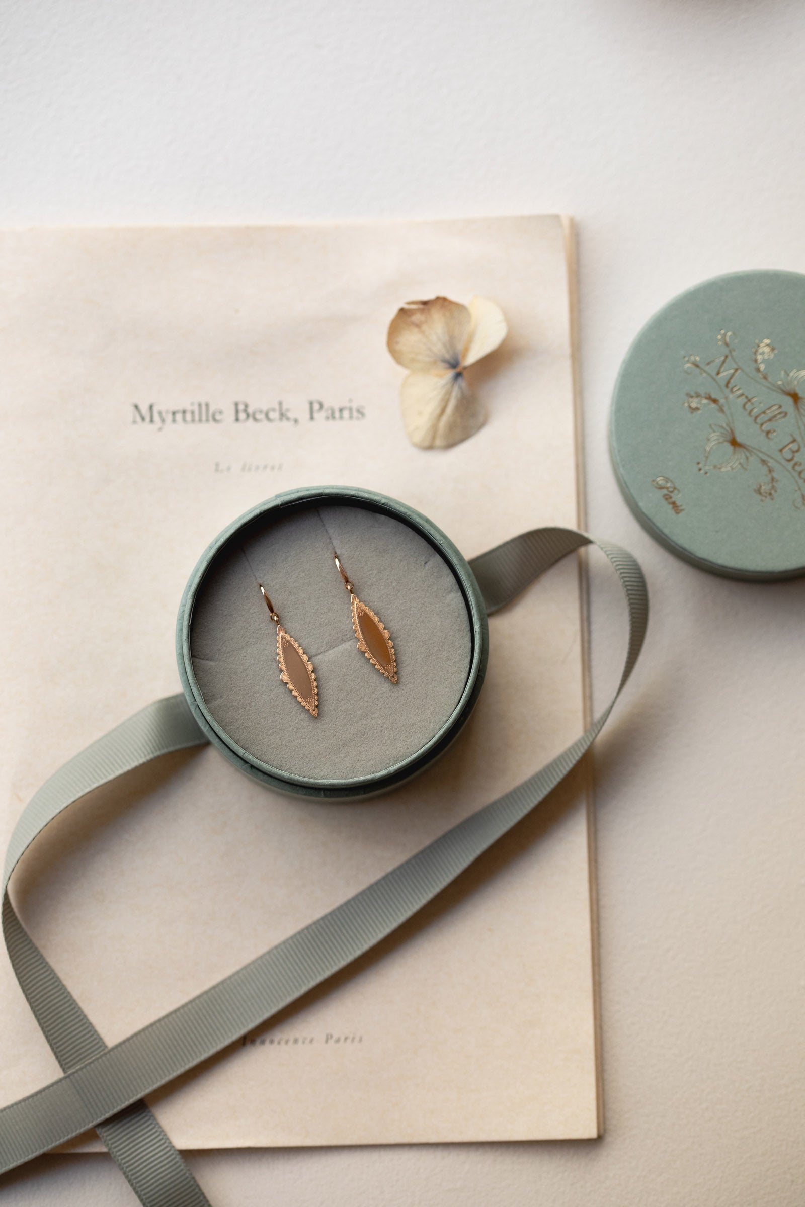 Pendant earrings Feuillage Mid-Long M