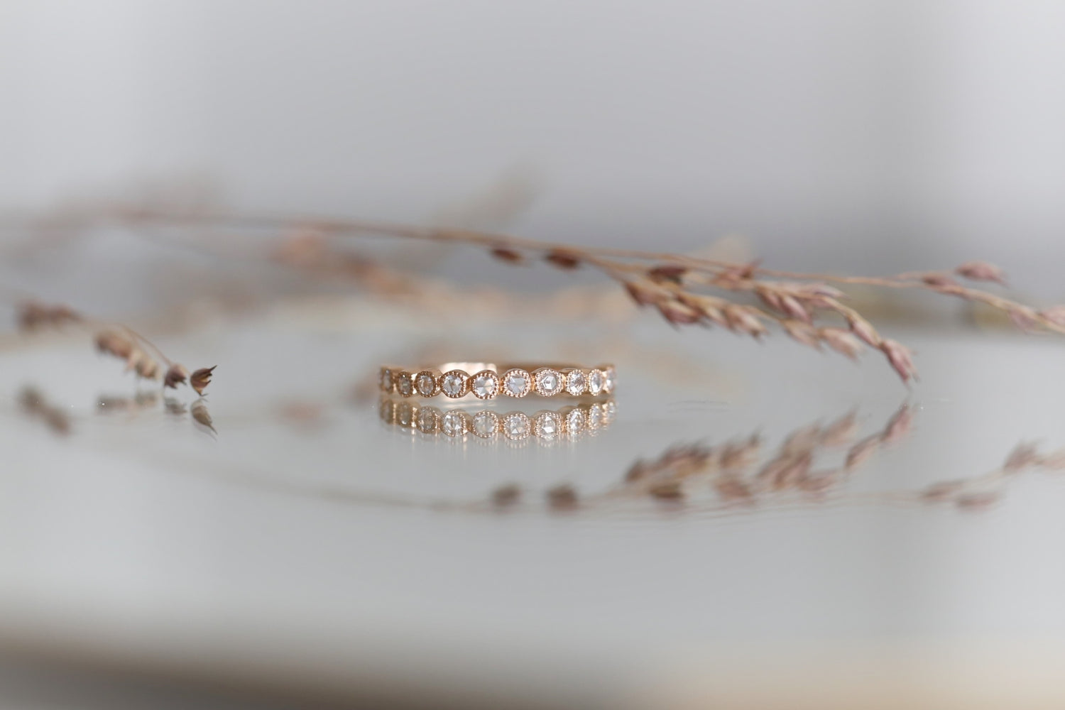 wedding band Céleste M rosecut