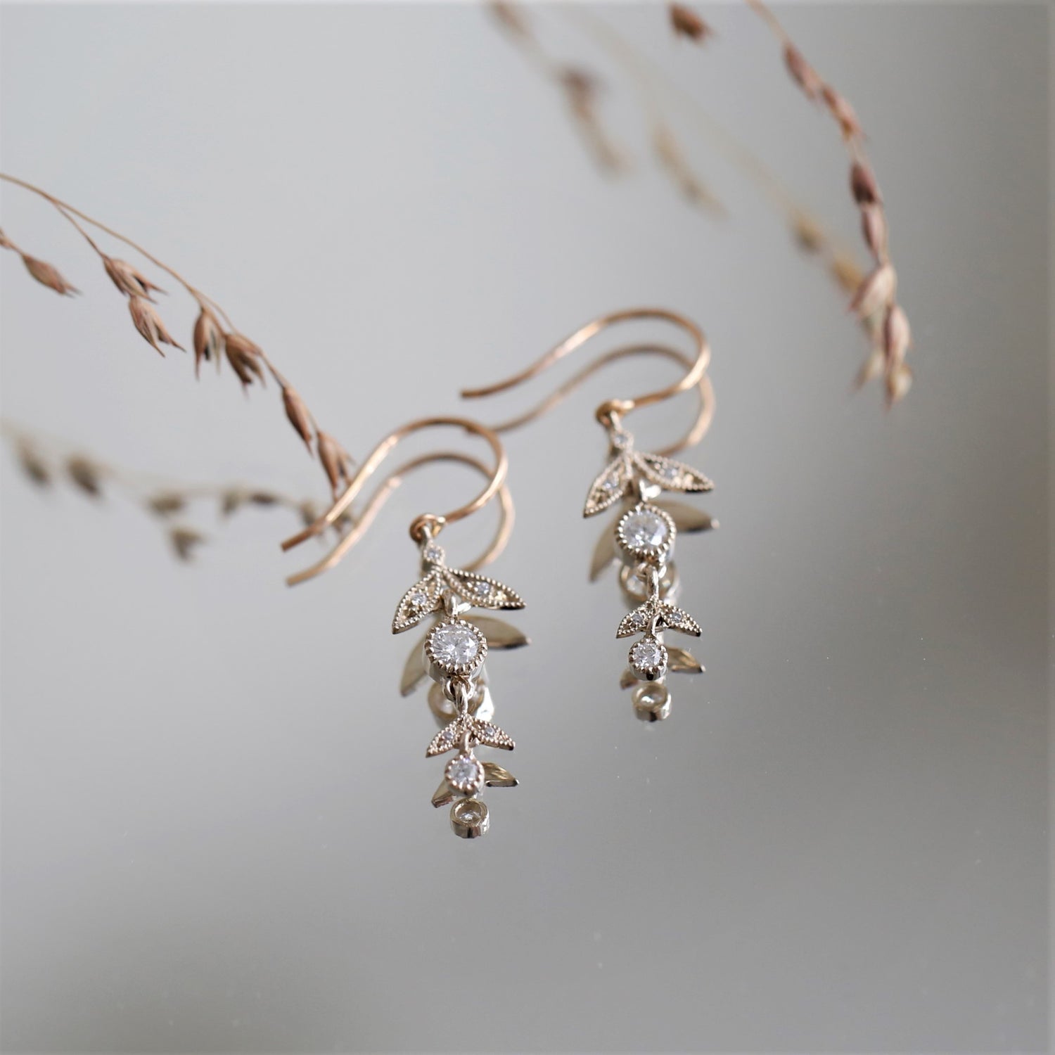 Pendant earrings Feuillage Mid-Long M