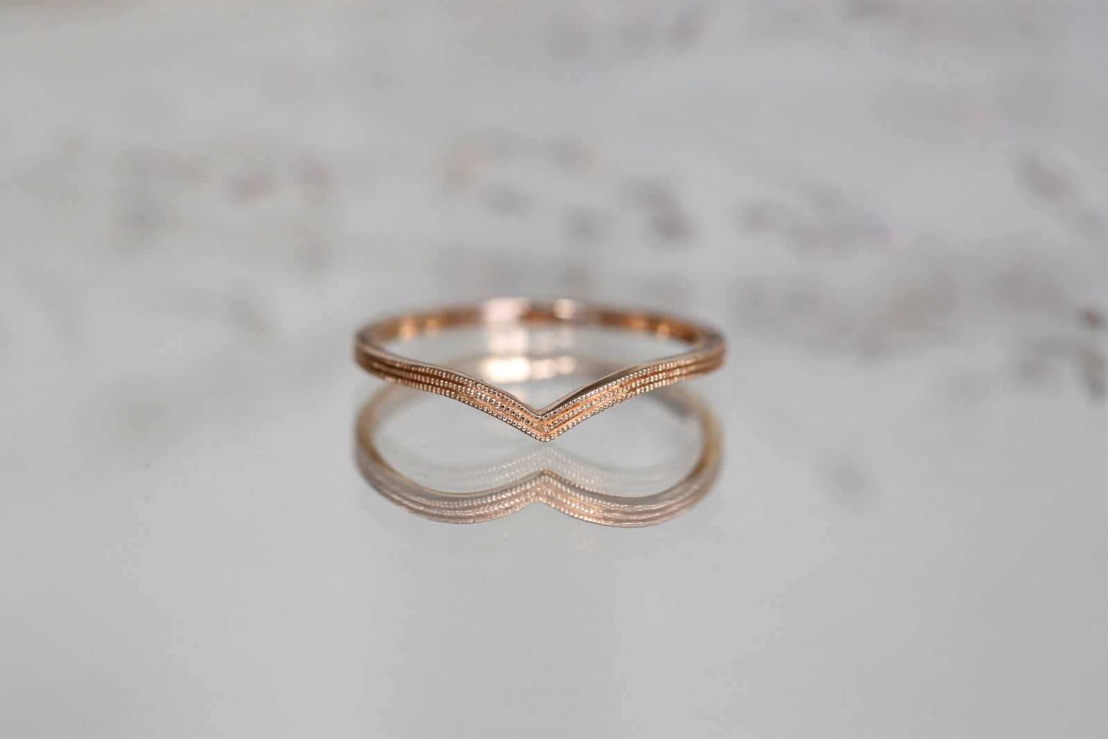 wedding band Jasmine Triple Milgrain
