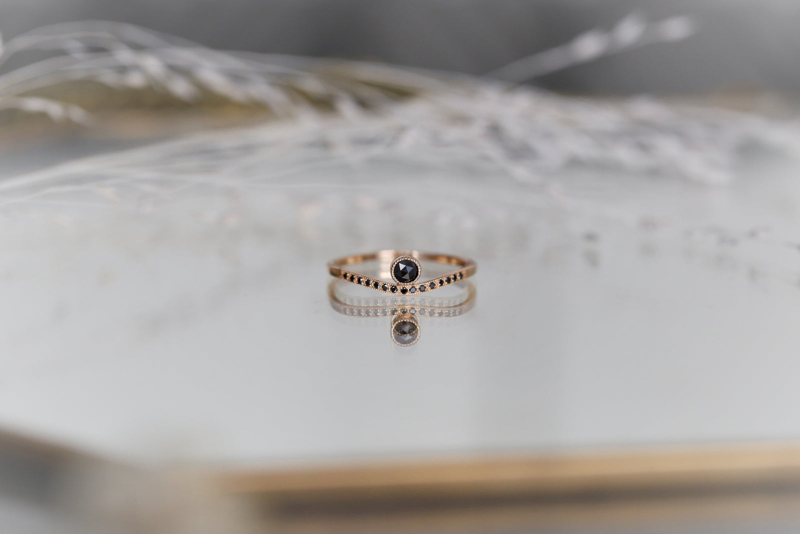 Sienna All Black Diamond Ring
