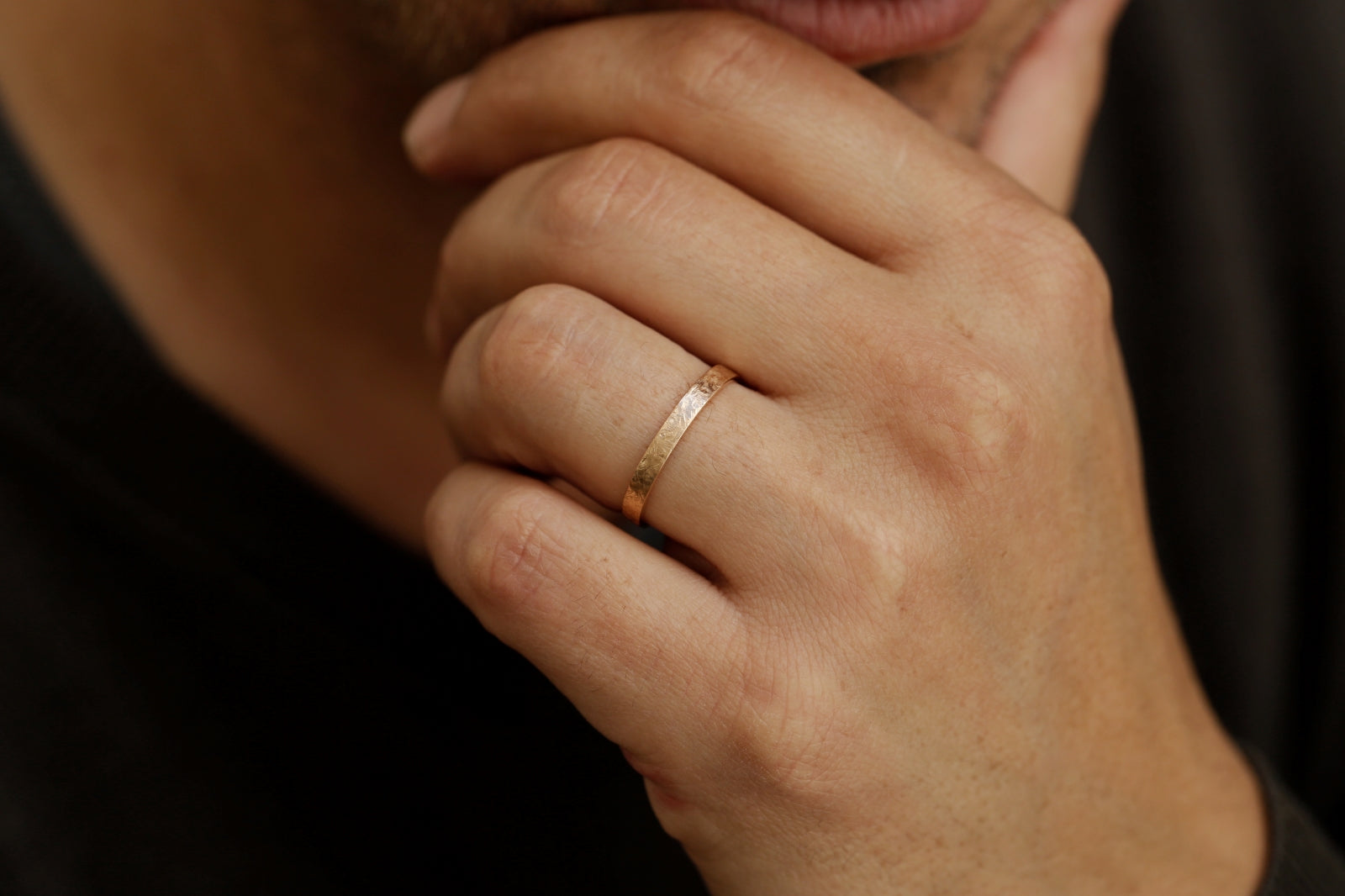 wedding band Pyrite M