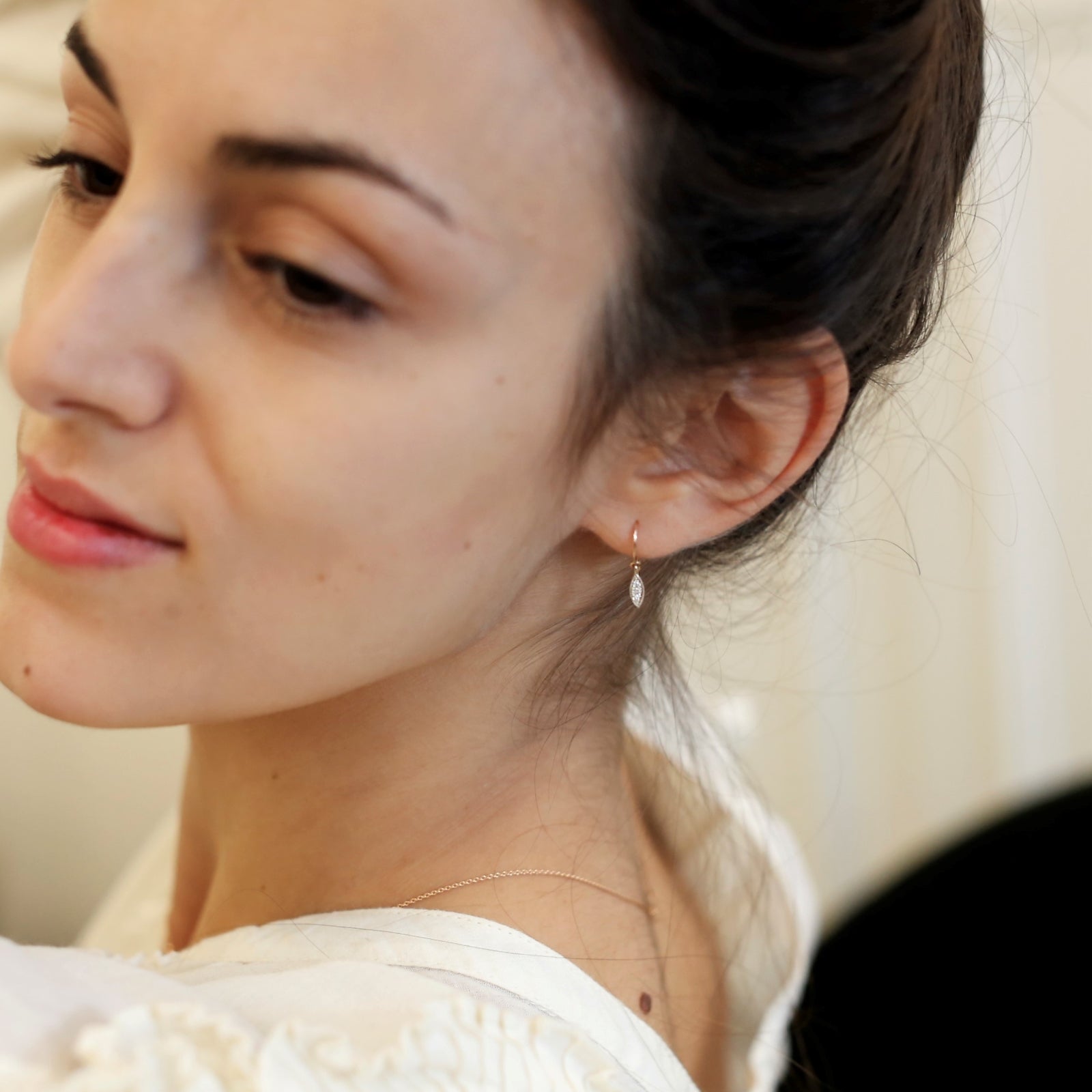 Pendant earrings Allegria Navette