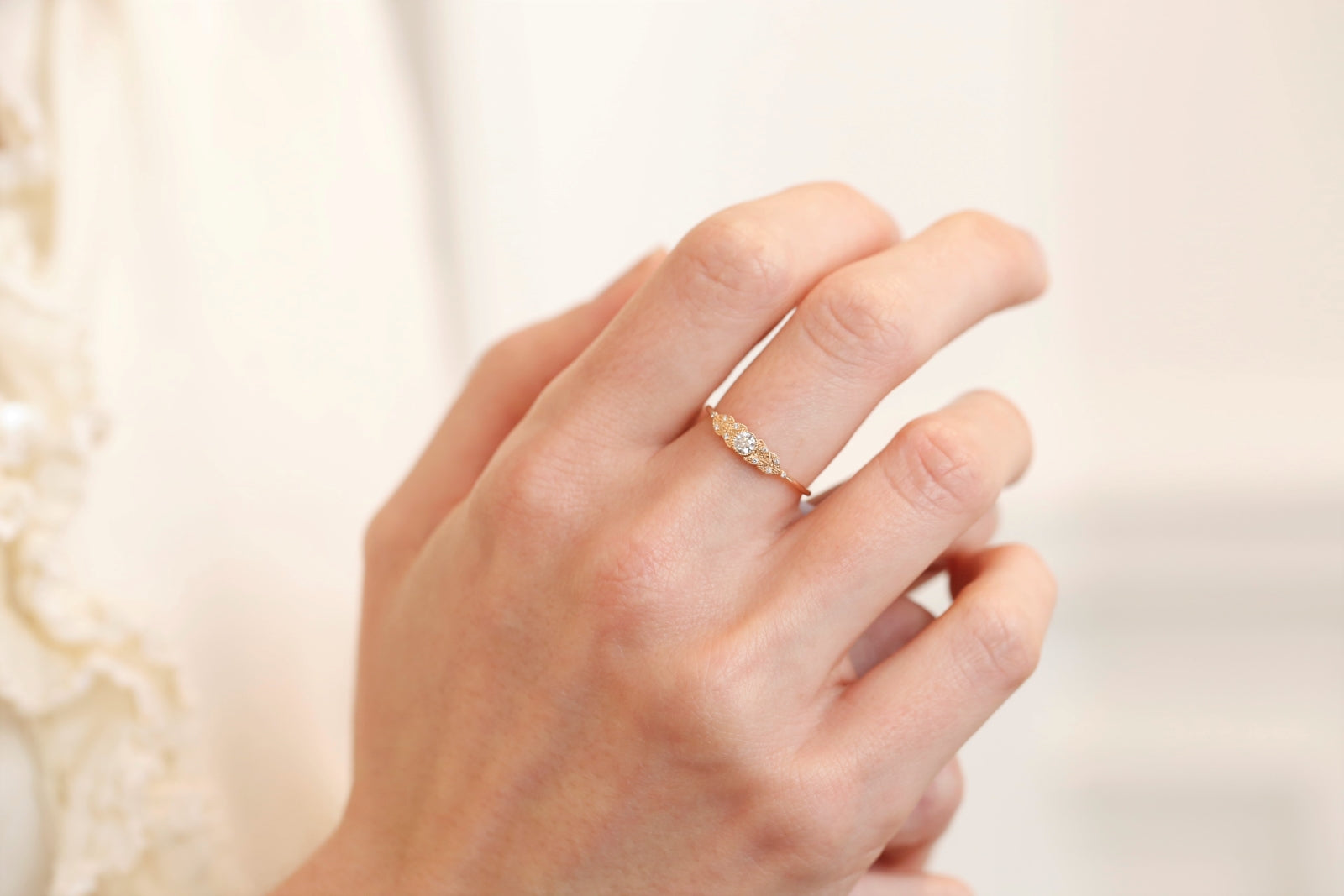 Double Feuillage S ring