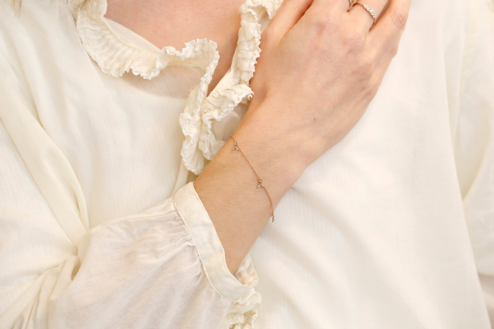 Bracelet Feuillage 3 Pampilles