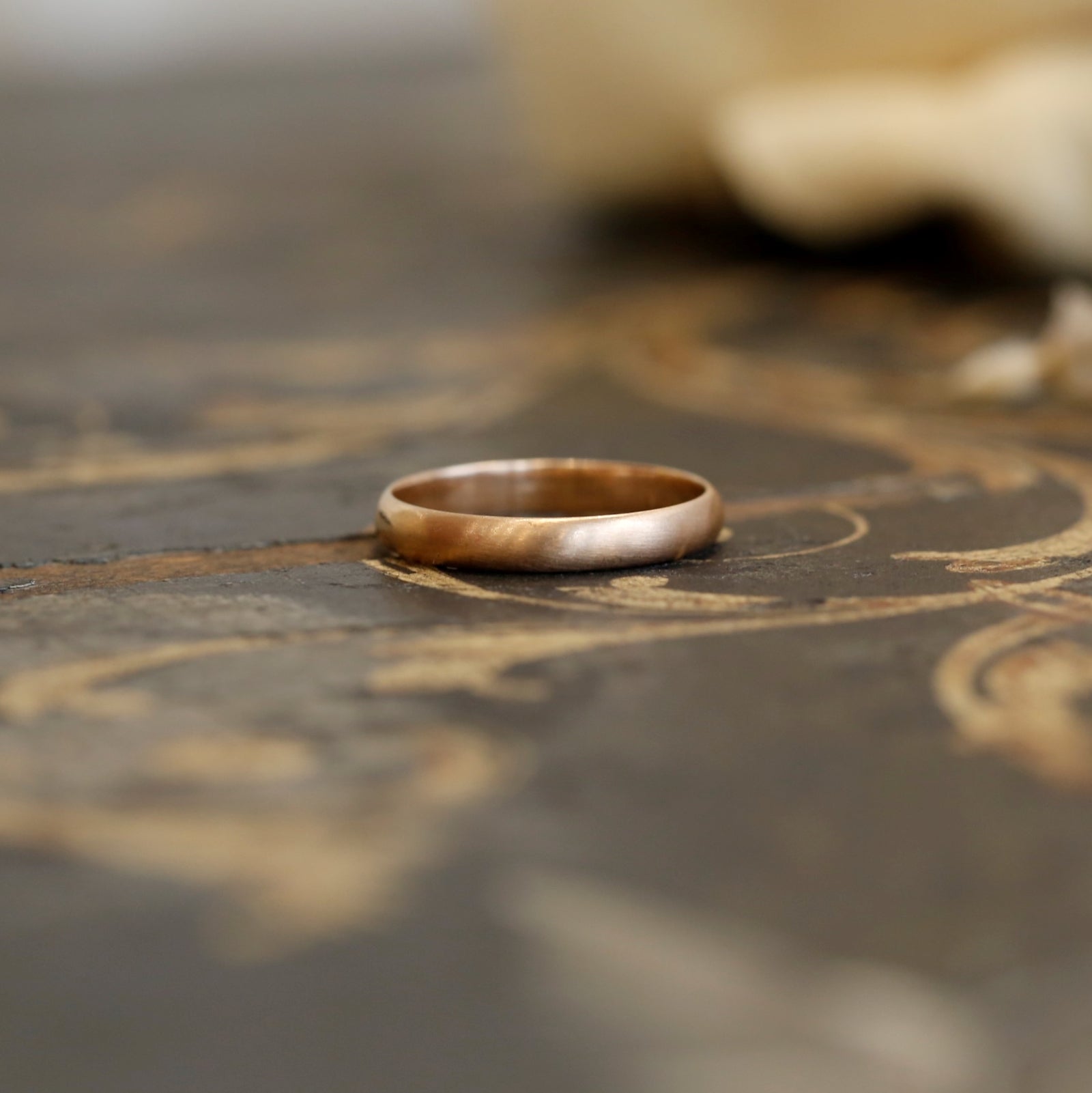 wedding band Half Ring - 3.5mm