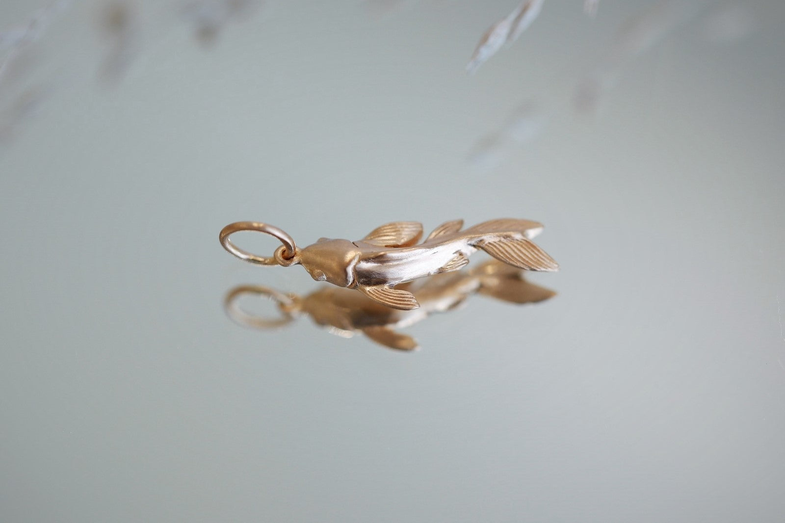 Golden Carp Charm