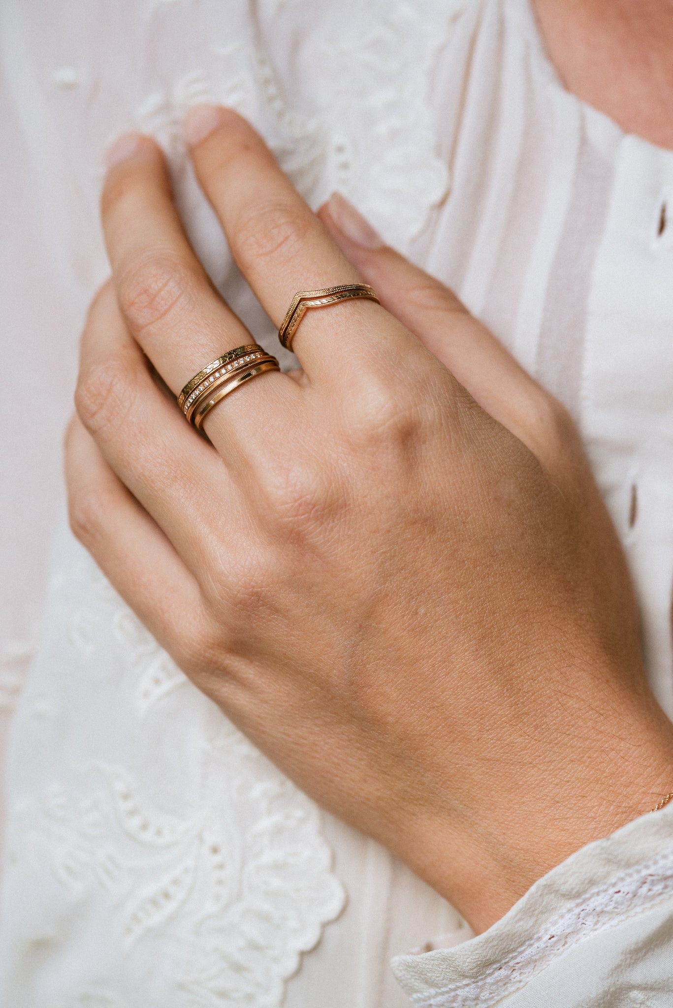 wedding band Jasmine Feuillage