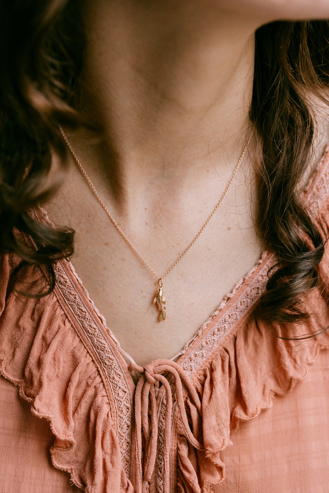 Golden Carp Charm