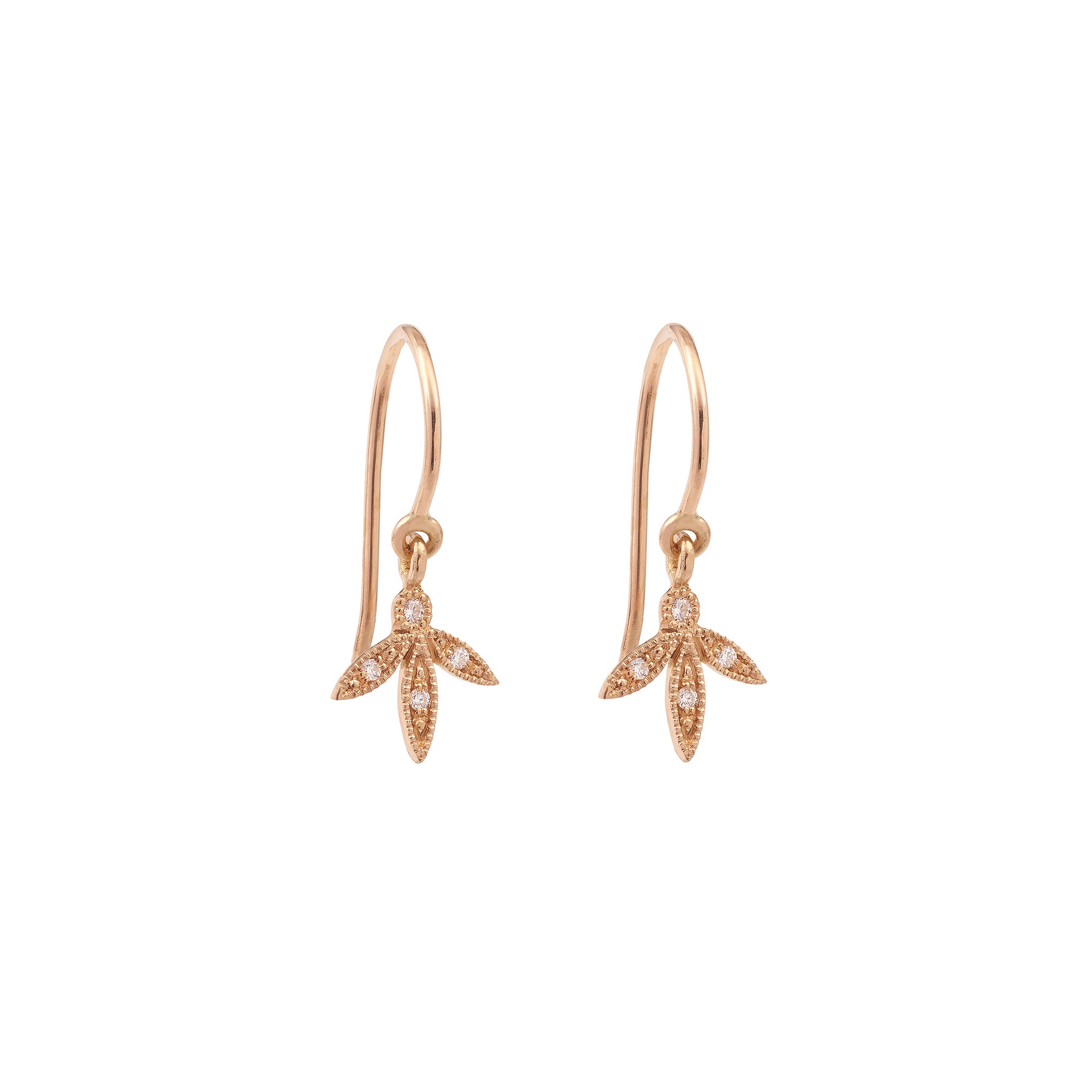 Pendant earrings Allegria Feuilles
