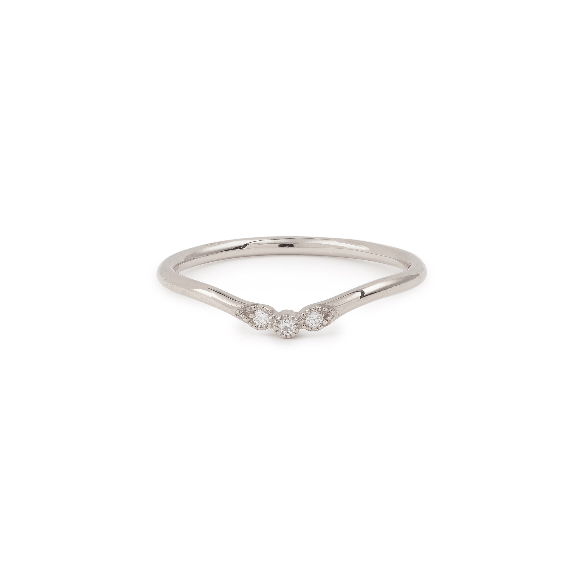 wedding band Flora Curve