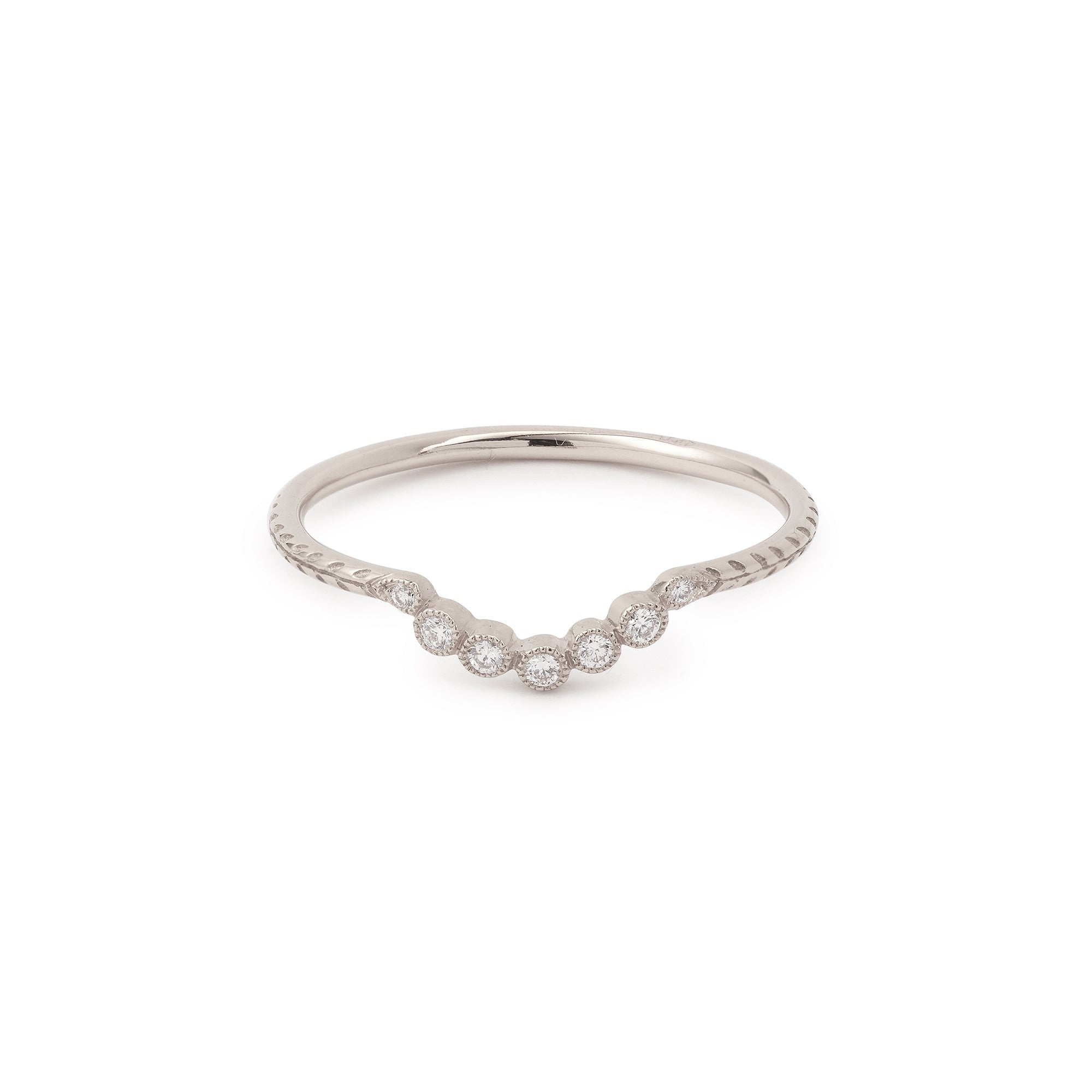 wedding band Cybèle Clair de Lune