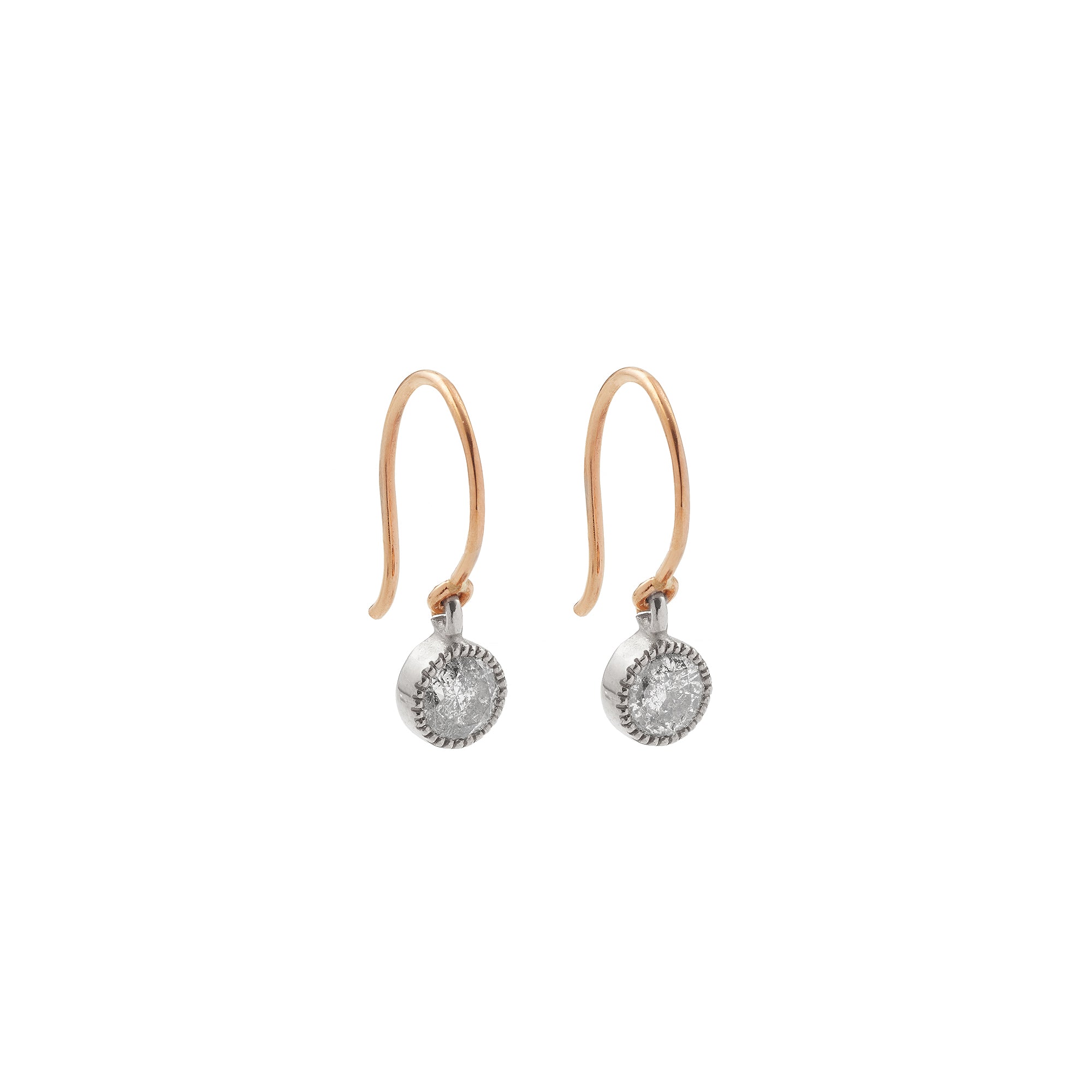 Pendant earrings Love L Diamonds Salt & Pepper