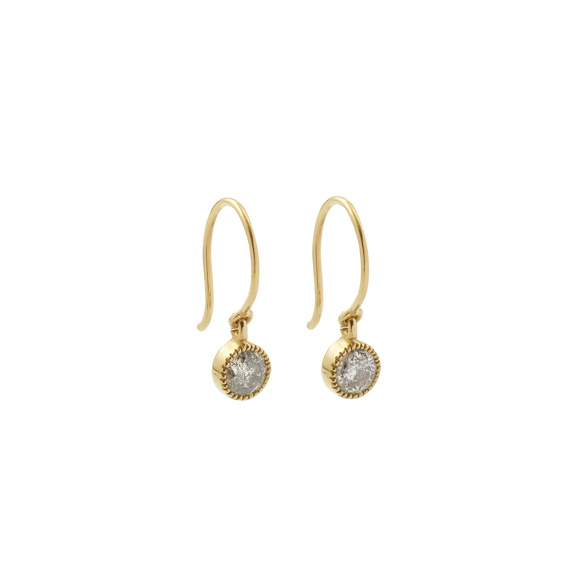 Pendant earrings Love L Diamonds Salt & Pepper