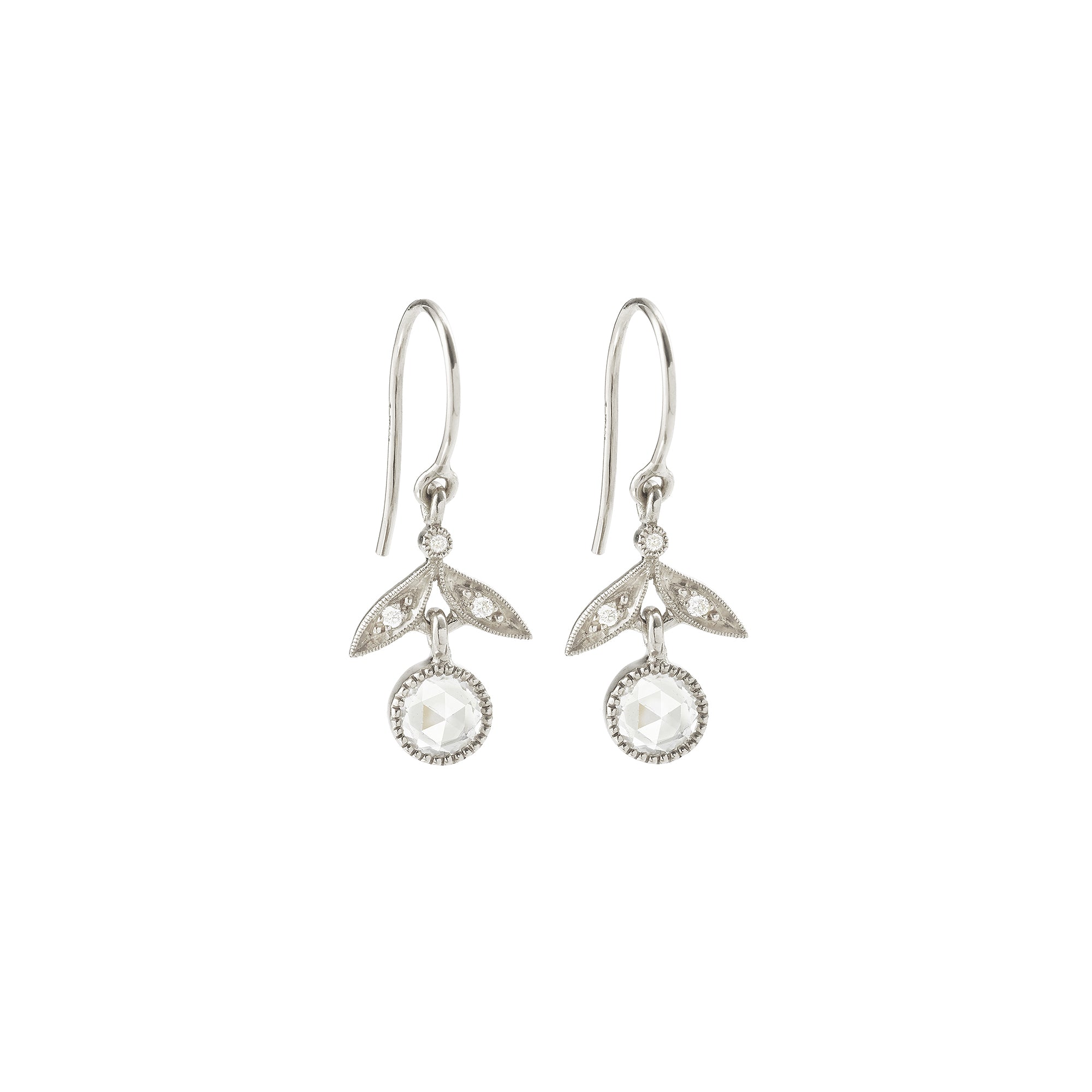 Pendant earrings Feuillage simple L
