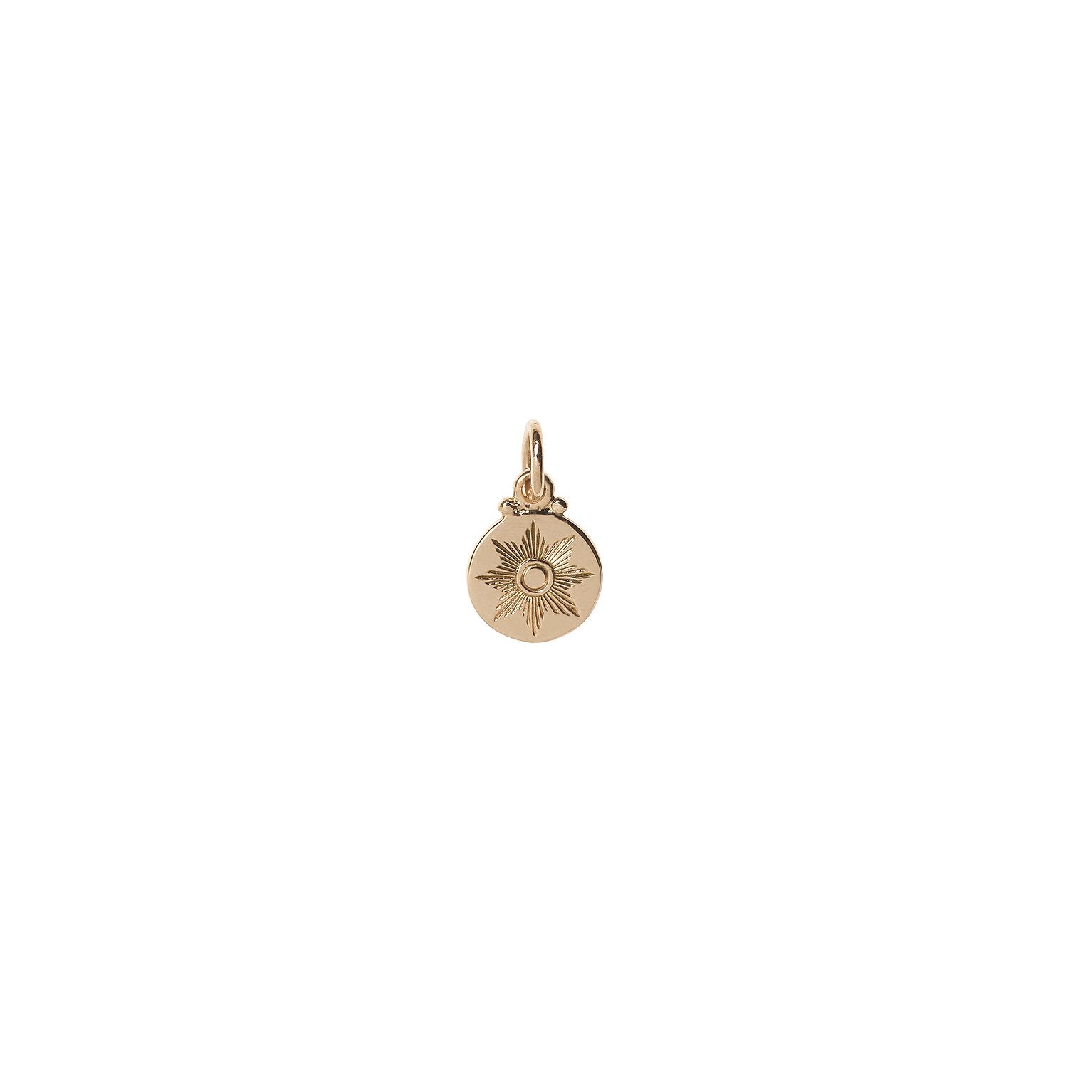 Mini Soleil Myrtille Beckmedal, mini gold medal, original baptismal medal, milky baptismal medal