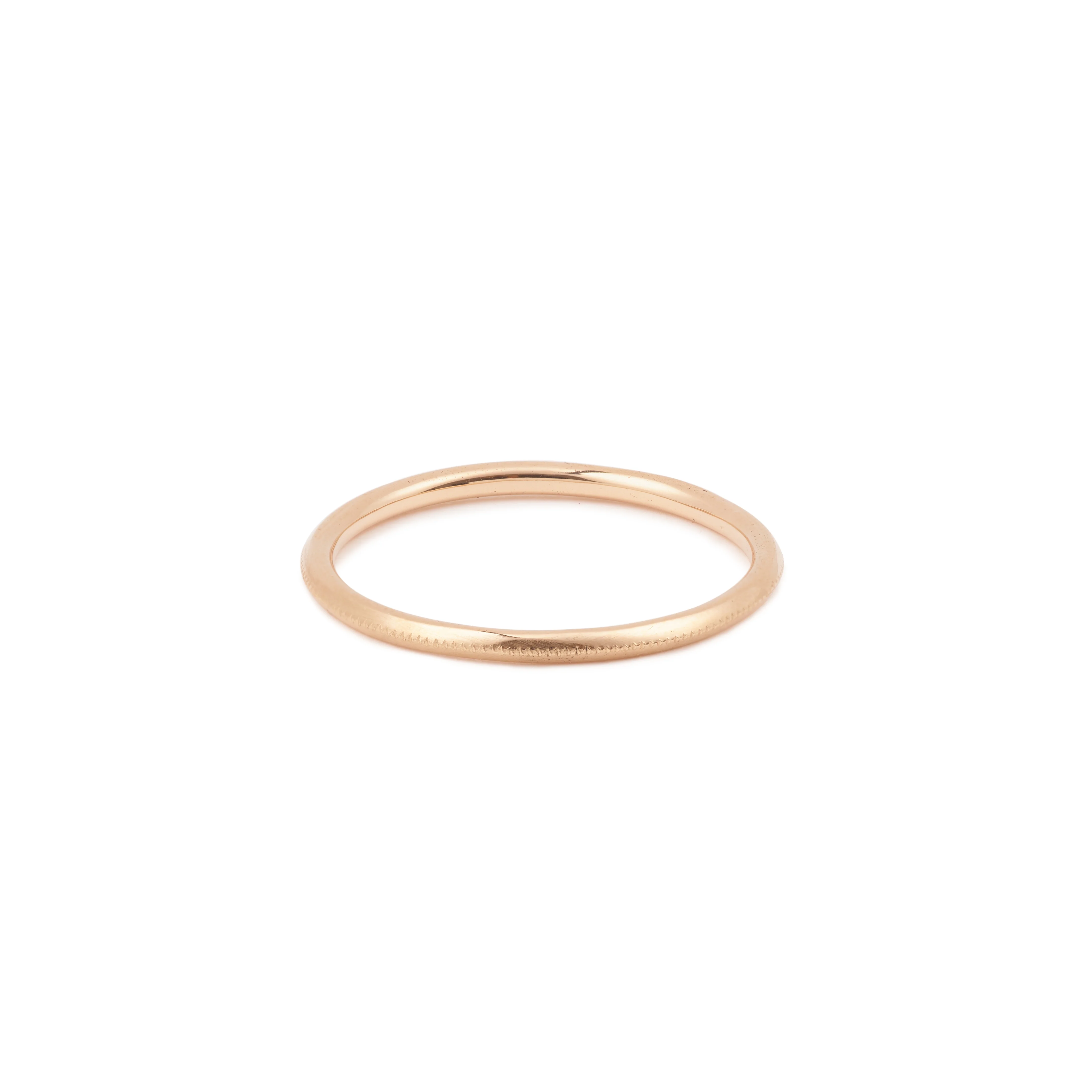 WEDDING BAND MILGRAIN 1.4MM- MYRTILLE BECK PARIS