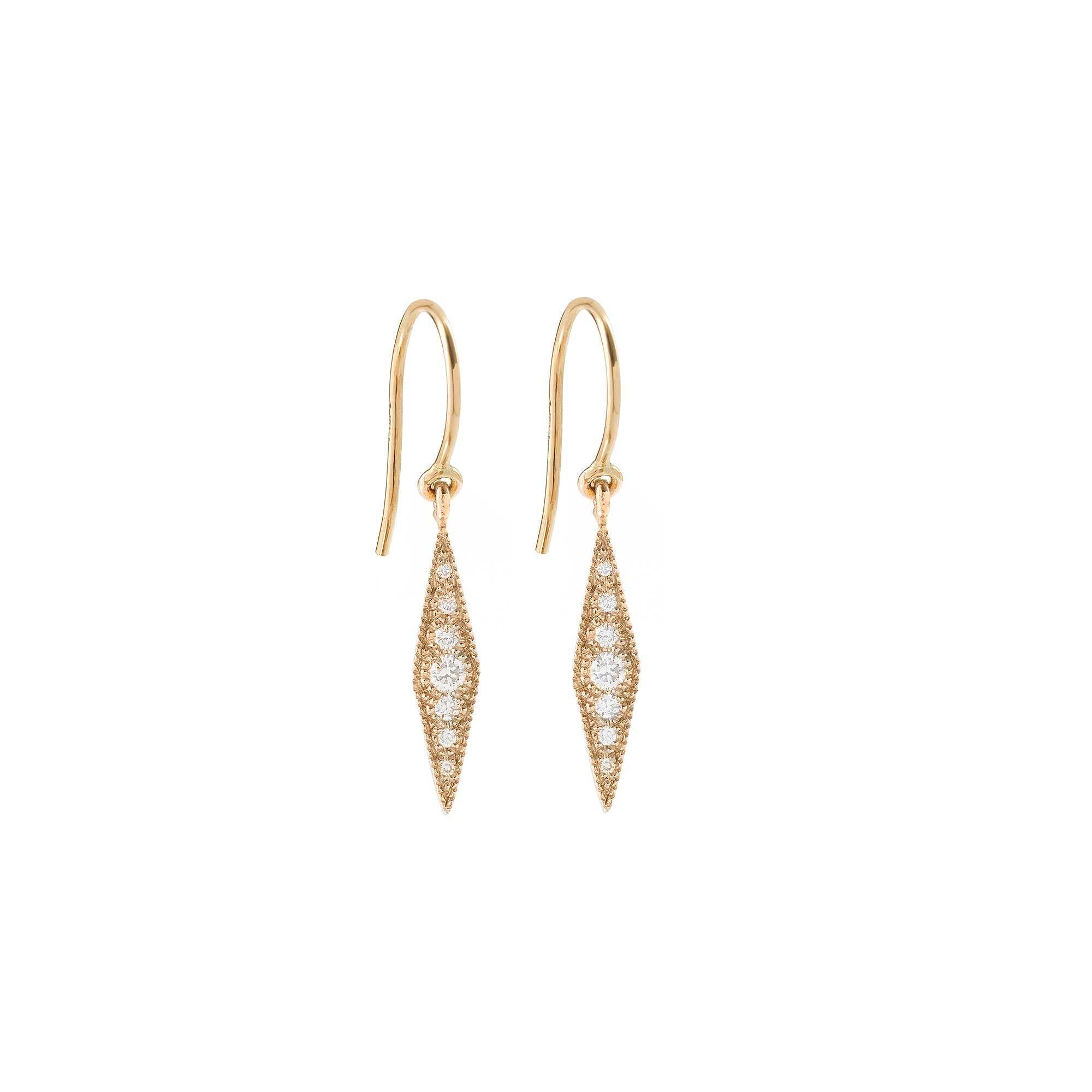 Pendant earrings Allegria Losange XL