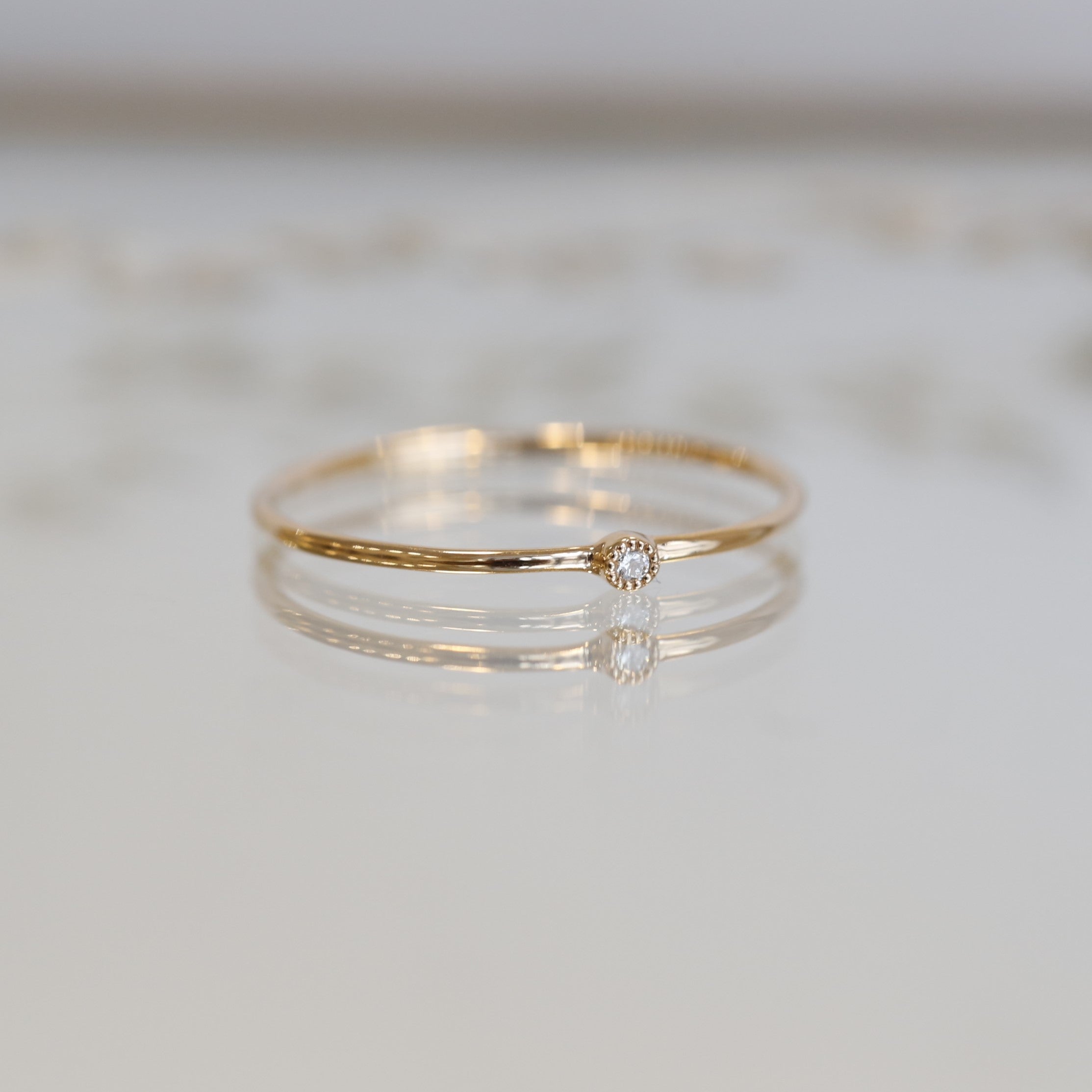 Solitaire Mini Love Ring XS Diamant